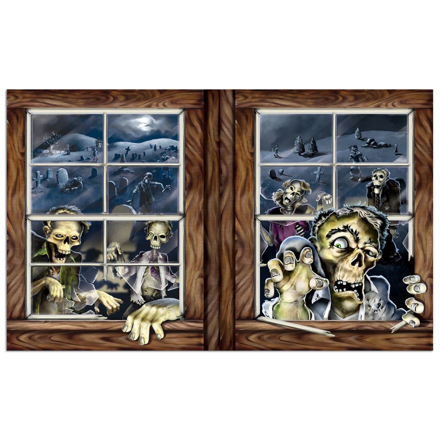 Beistle Zombie Attack Insta-View - Halloween | Party Supply | Decoration