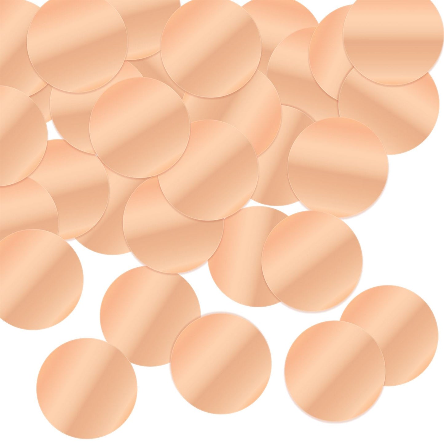 Beistle Metallic Deluxe Dot Confetti - Rose Gold - General Occasion | Party