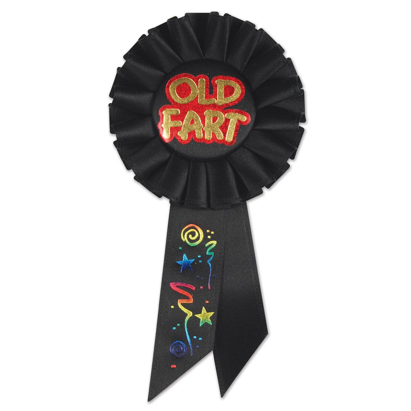 Beistle Old Fart Rosette Ribbon - Party Supply Decoration for Over-The-Hill