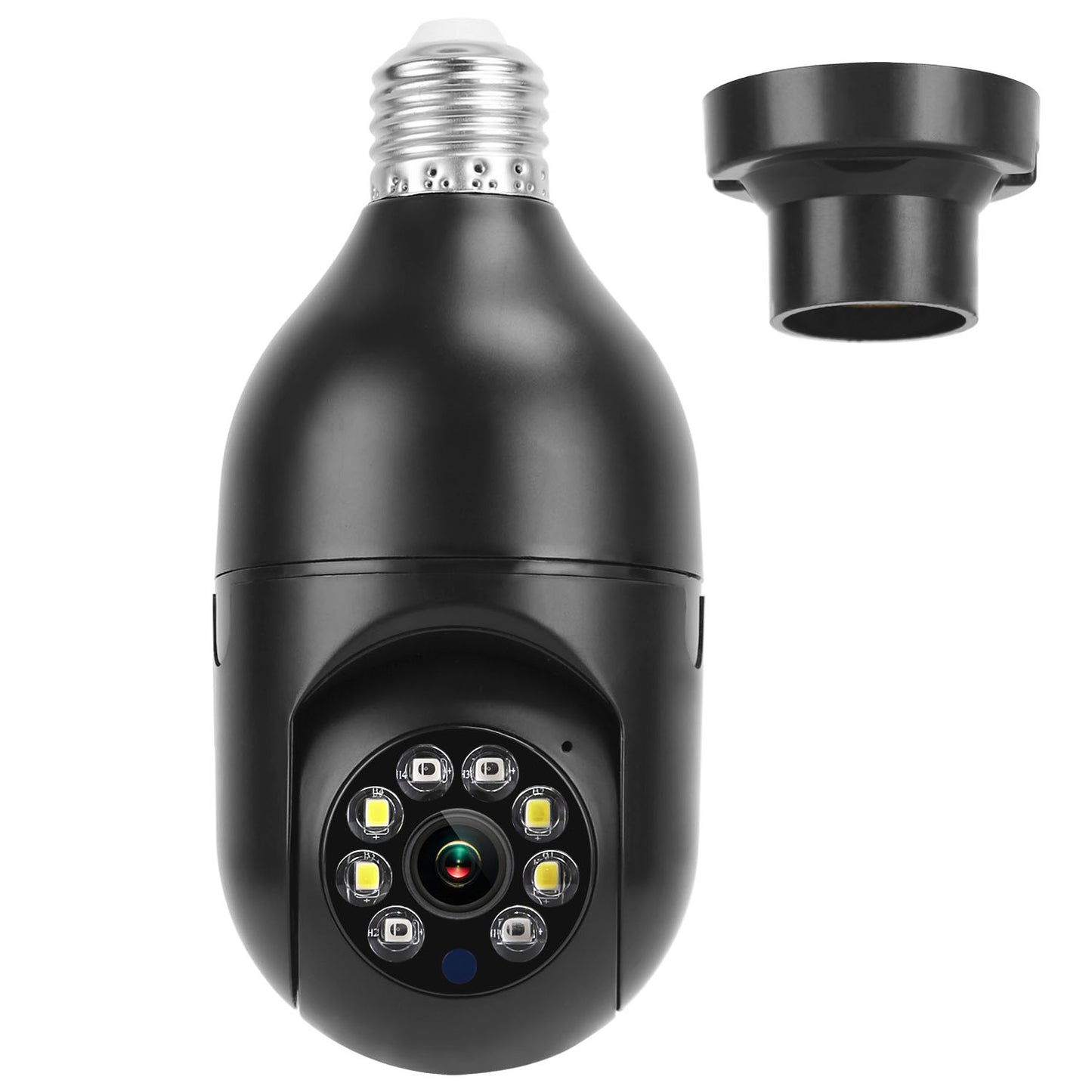 E27 WiFi Bulb Camera 1080P FHD WiFi IP Pan Tilt Security Surveillance Camer 7347