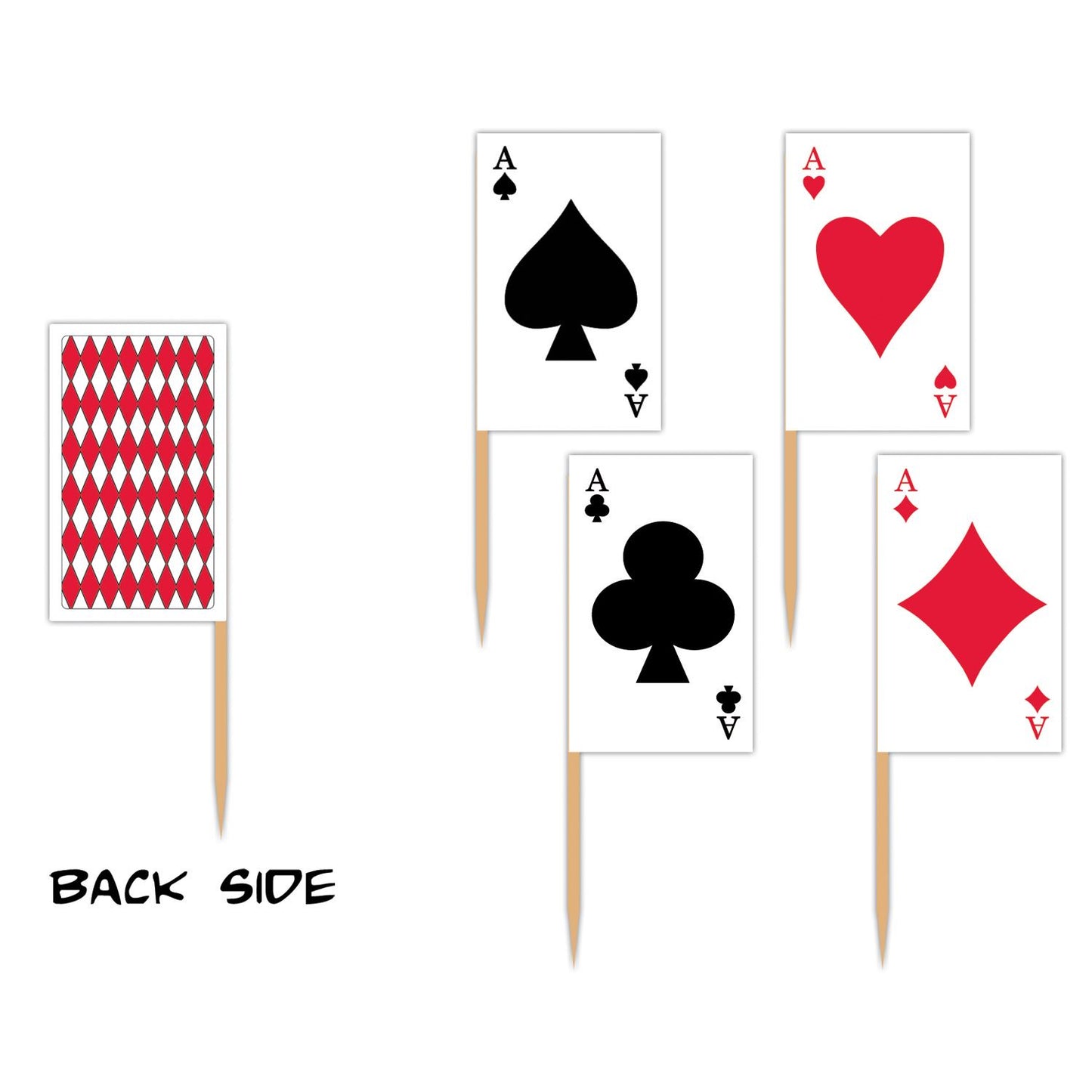 Beistle Playing Card Picks - Casino | Party Supply | Decoration
