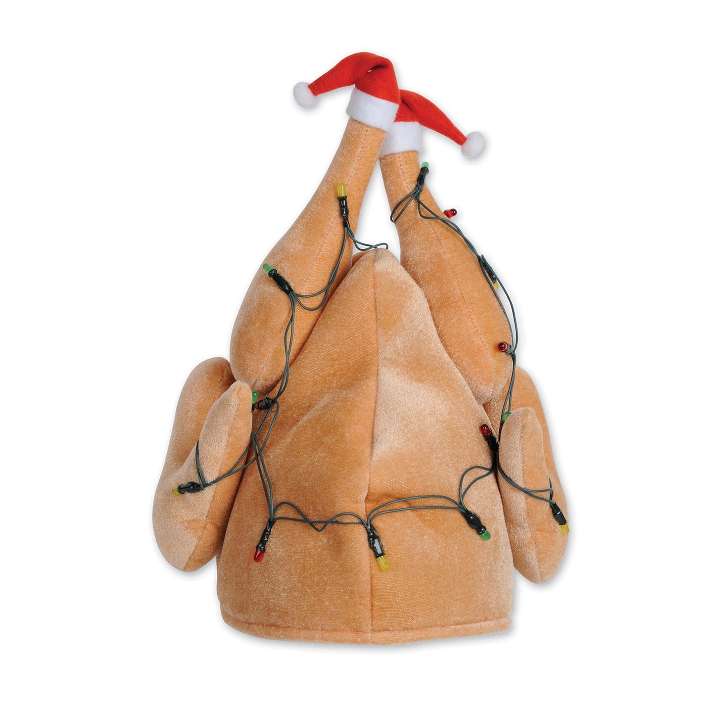 Beistle Plush Light-Up Christmas Turkey Hat - Christmas/Winter | Party Supply