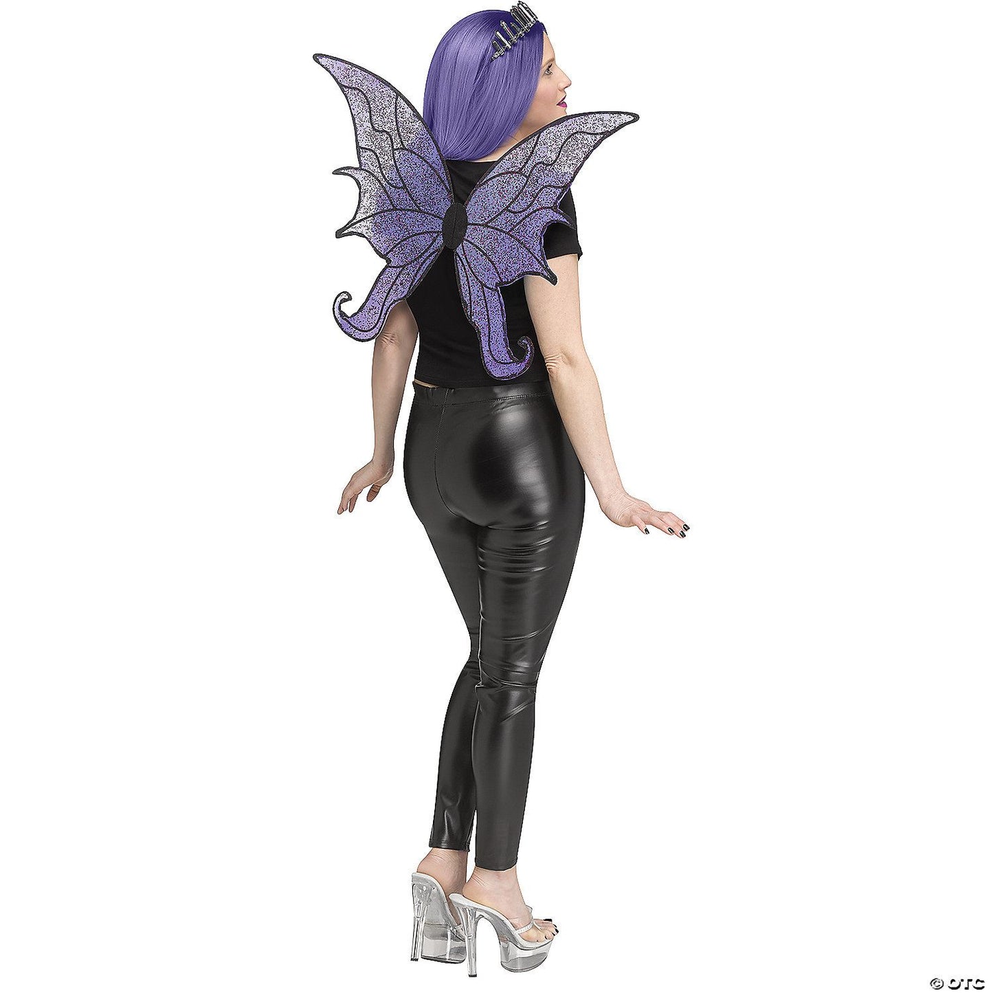Wings Fairy Purple Glitter