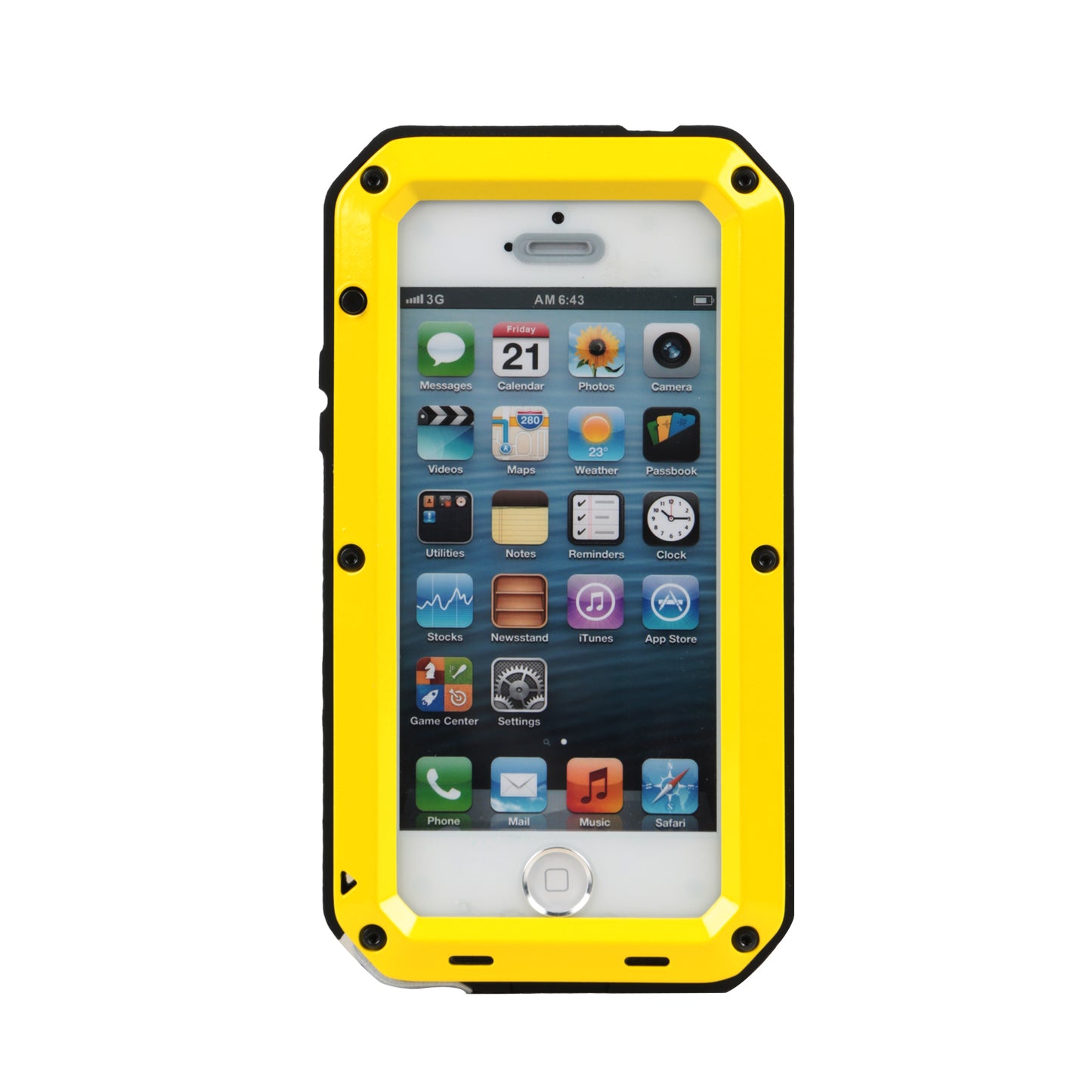 Rugged Shock-Resistant Hybrid Full Cover Case For iPhone 6s Plus Cellphone 0633