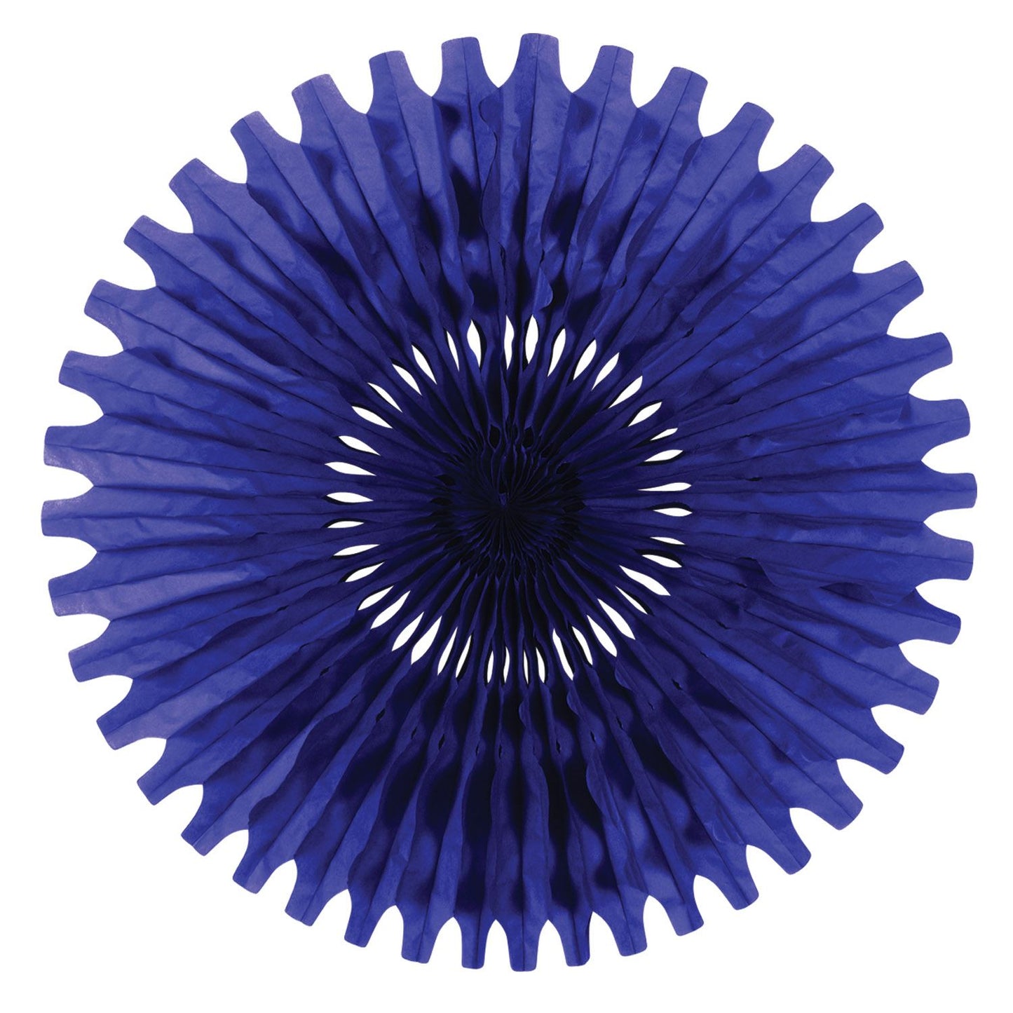 Beistle Blue Art-Tissue Fan - General Occasion | Party Supply | Decoration