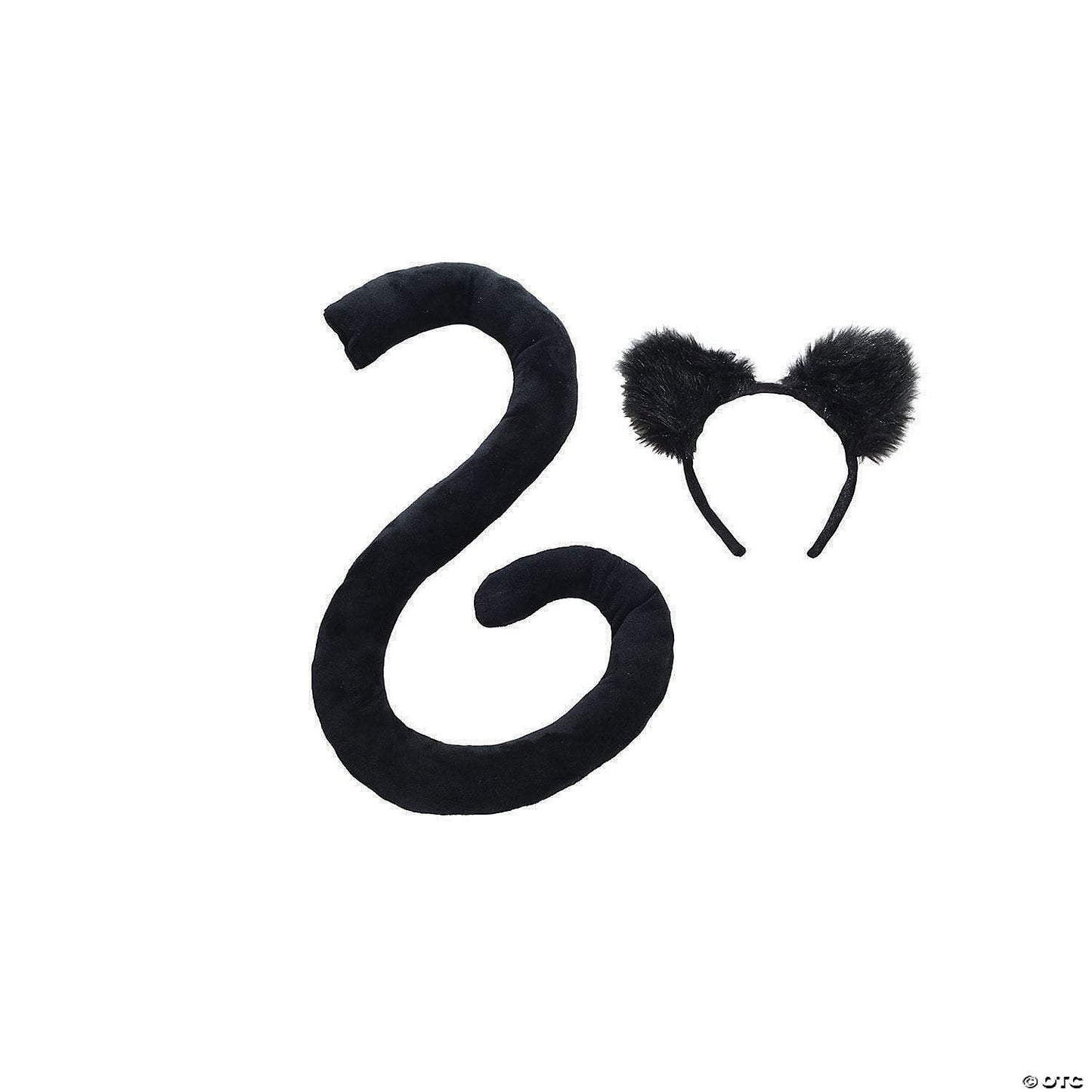 Tail And Ears Set Black