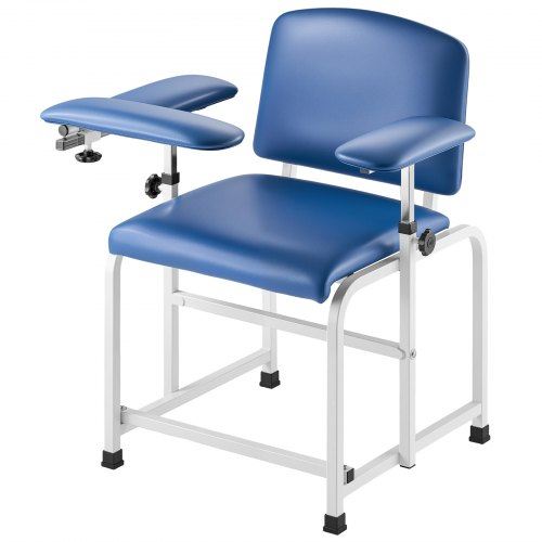 Phlebotomy Chair Blood Draw Chair with Adjustable Armrests and Flip Arm