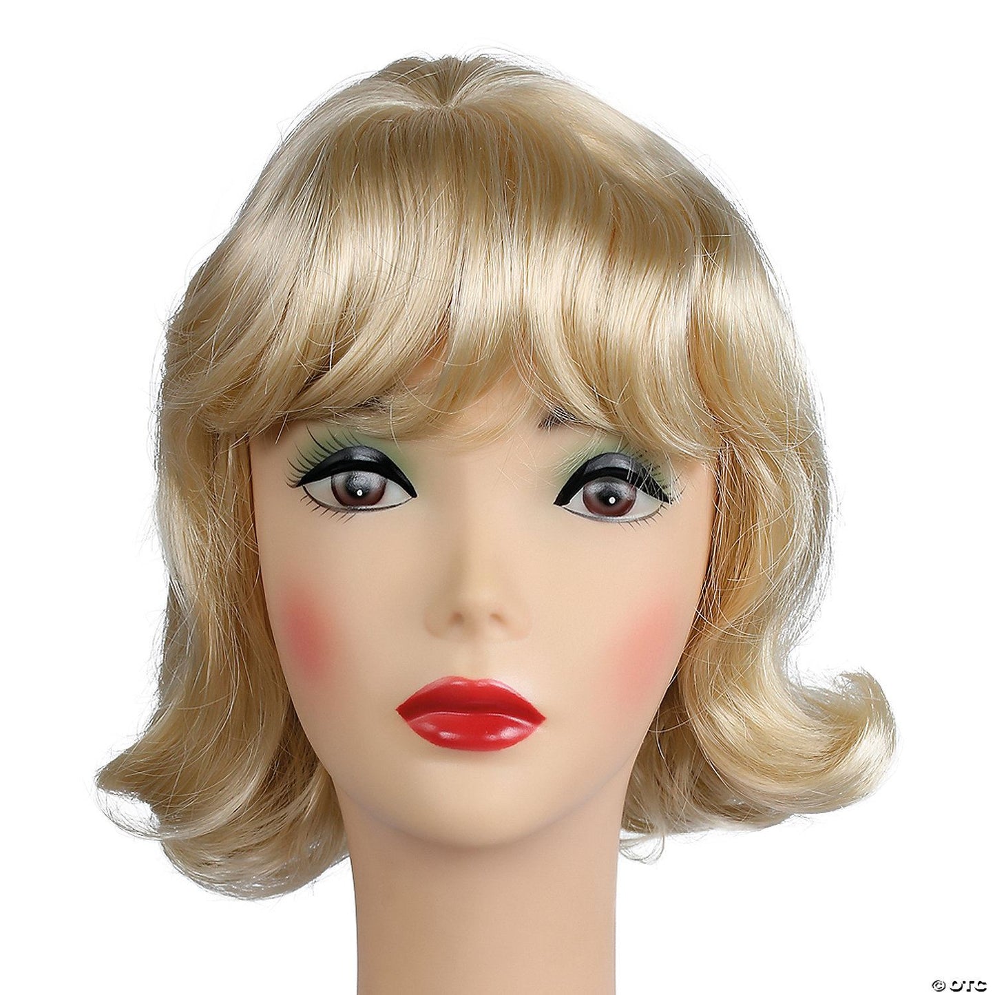 Womens Blonde 60s Short Lucy Flip Wig