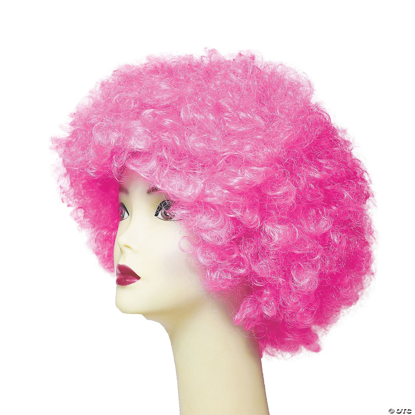 Adults Hot Pink Bargain Afro Wig