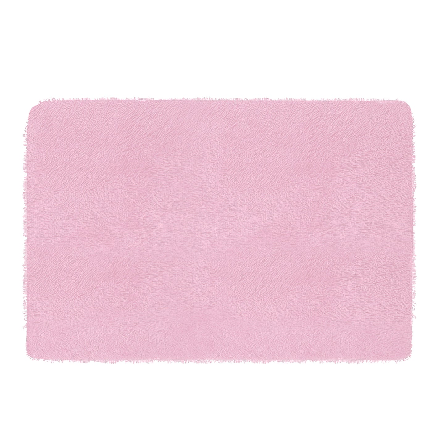 Fluffy Bedroom Rug 4’ x 2.6’ Anti-Skid Shaggy Area Rug Decorative Floor Car 8129