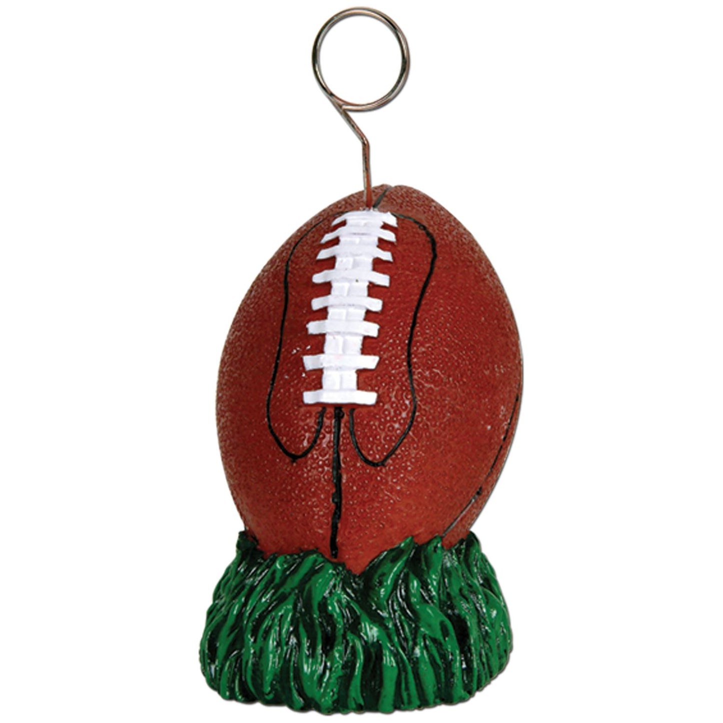 Beistle Football Polystone Photo/Balloon Holder | Party Supply | Decoration