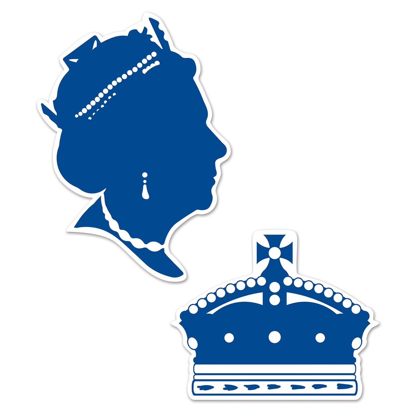 Beistle Queen Silhouettes - British | Party Supply | Decoration