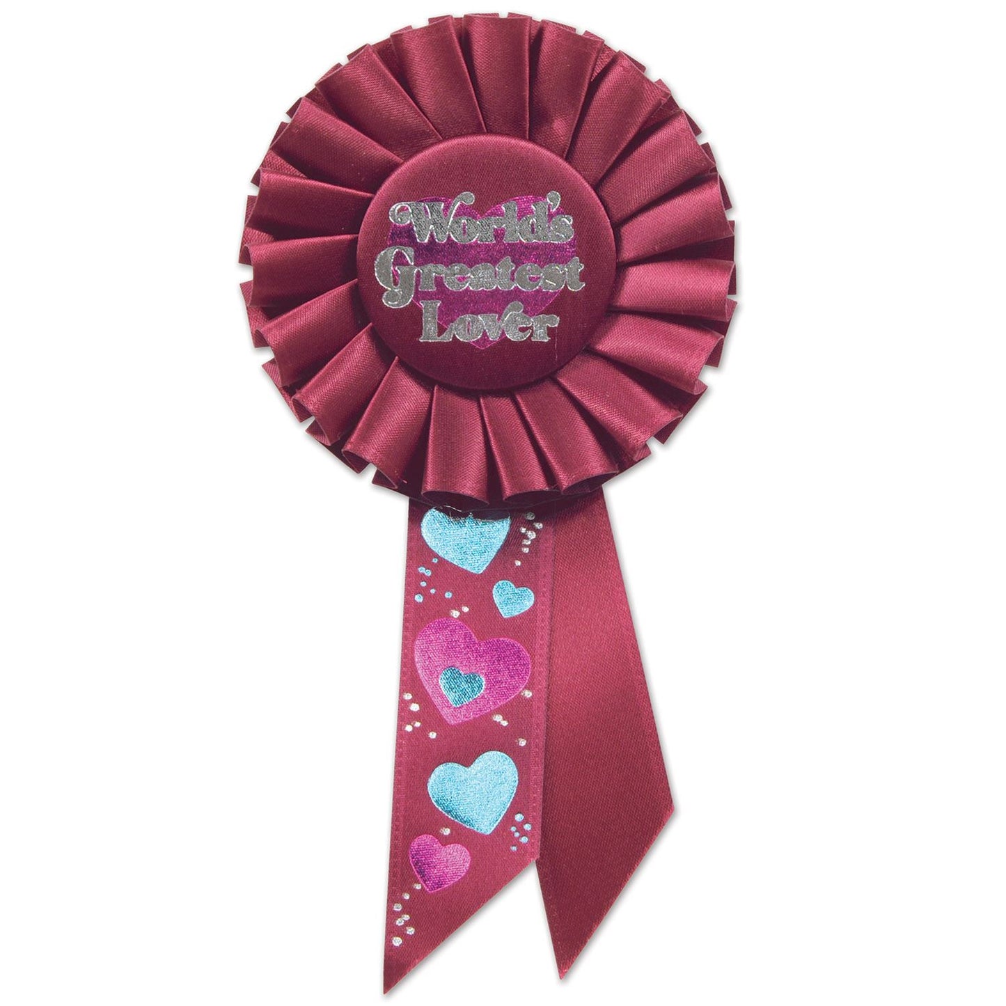 Beistle World's Greatest Lover Rosette - Valentines | Party Supply