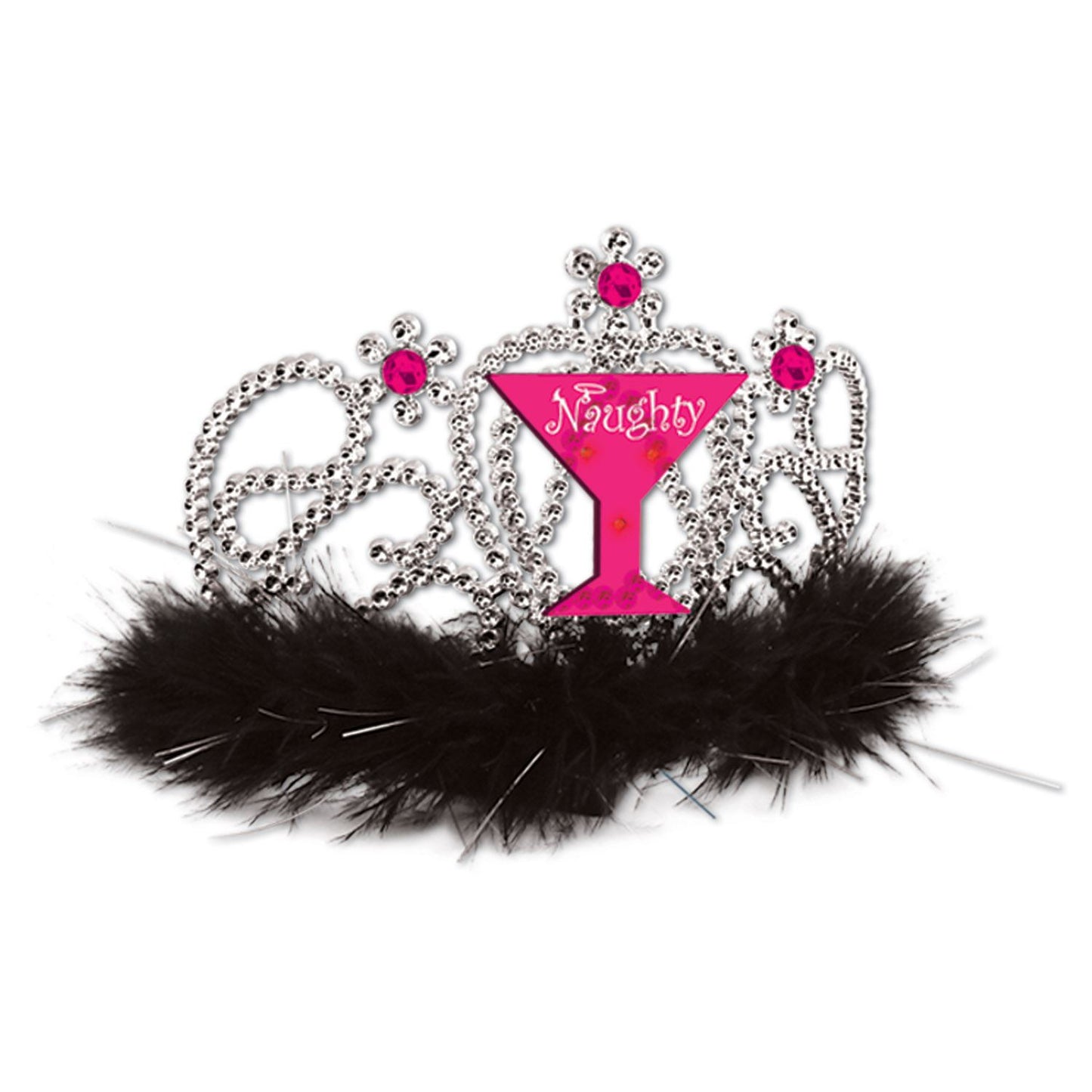 Beistle Light-Up Naughty Girl Tiara - Bachelorette | Party Supply | Decoration