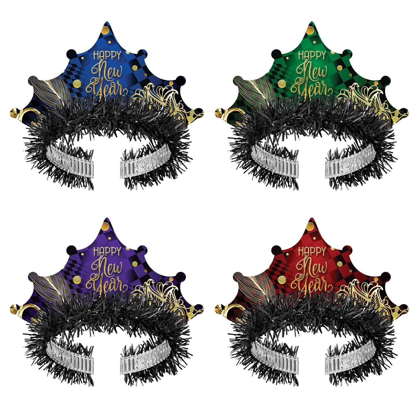 Beistle Midnight Masquerade Tiaras - New Years | Party Supply | Decoration