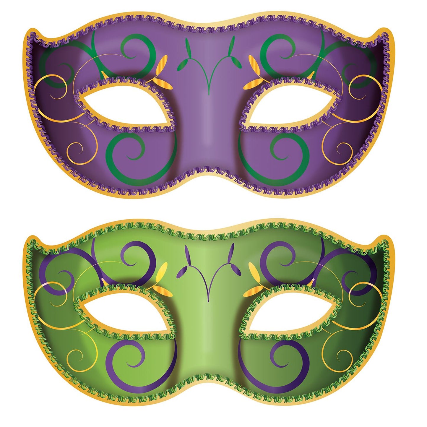 Beistle Jumbo Mardi Gras Mask Cutouts | Party Supply | Decoration