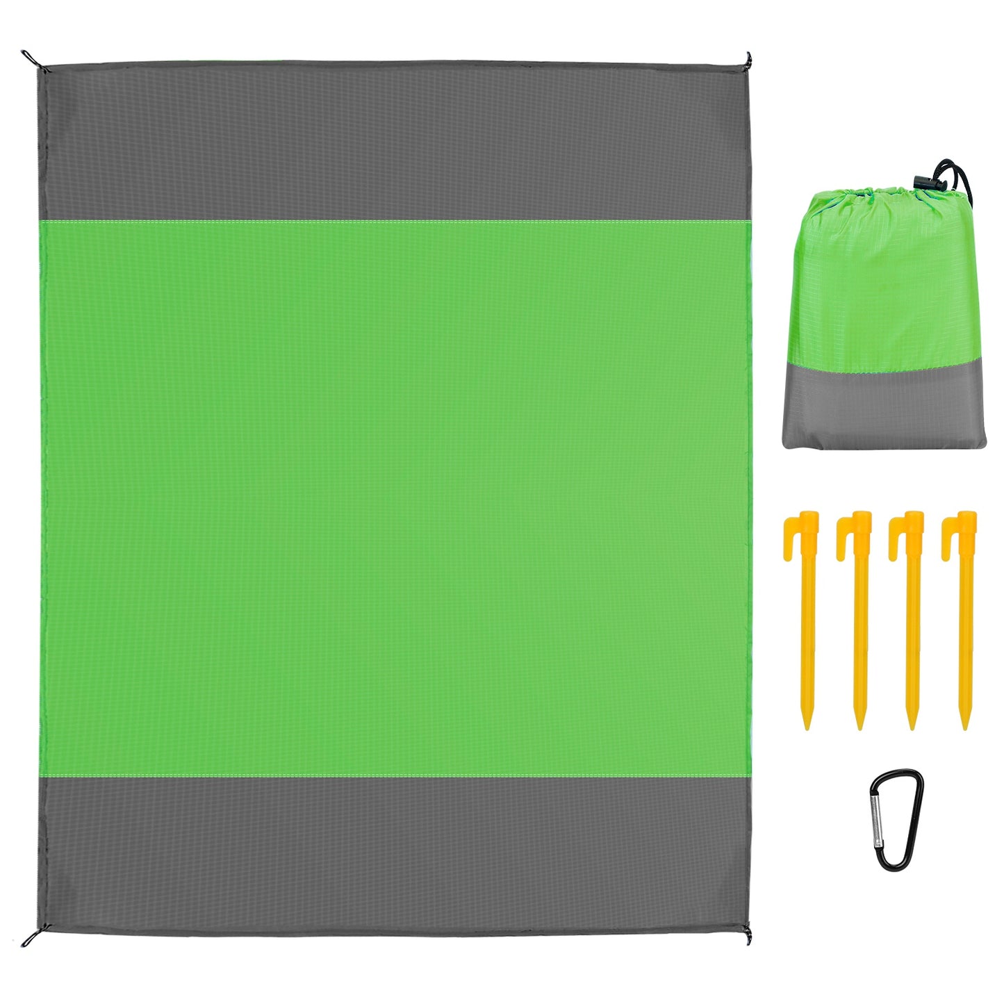 108x96.46in Sand Proof Picnic Blanket Water Resistant Foldable Camping Beac 4553