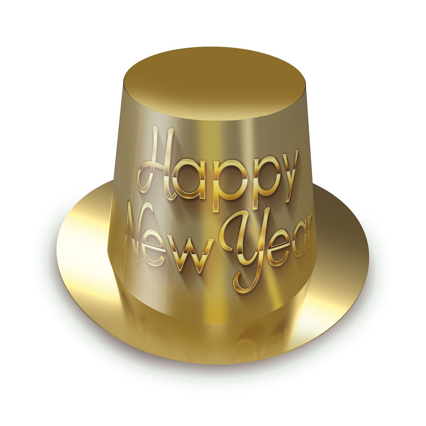 Beistle Golden New Year Hi-Hat - 25 per package - New Years | Party Supply