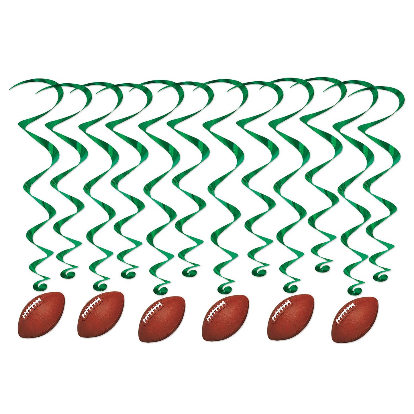 Beistle Football Whirls | Party Supply | Decoration