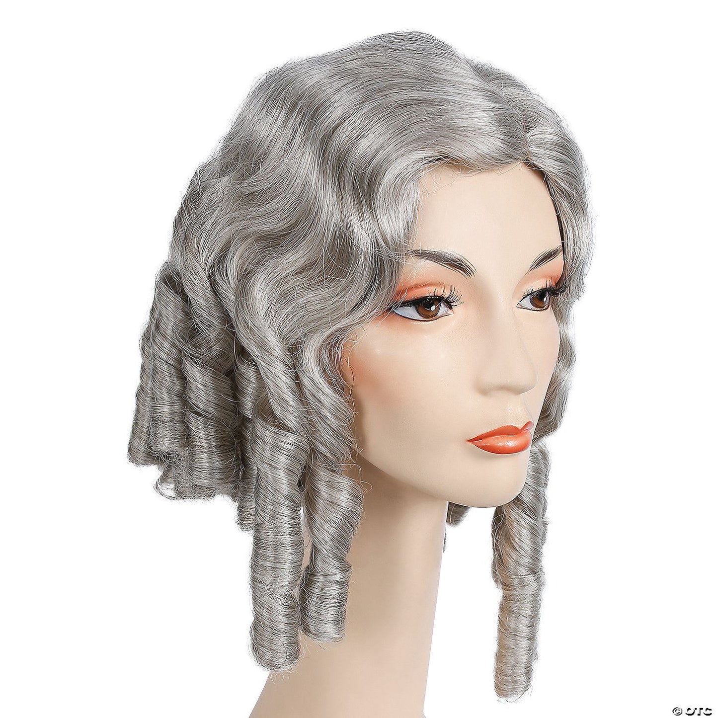 Womens 1840 Wig-Brown/Gray