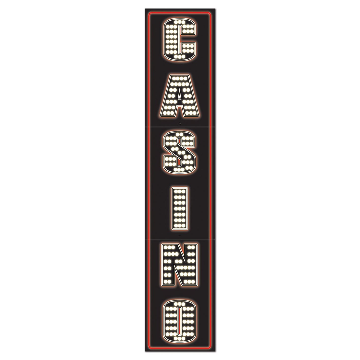 Beistle Jointed Casino Pull-Down Cutout | Party Supply | Decoration