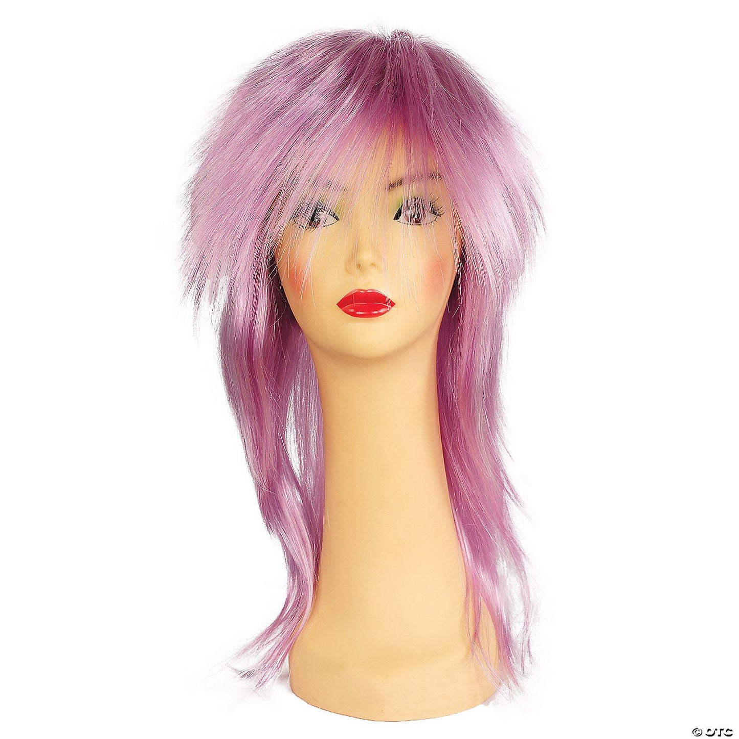 Long Punky Shag Wig Light Purple | Purple-Light