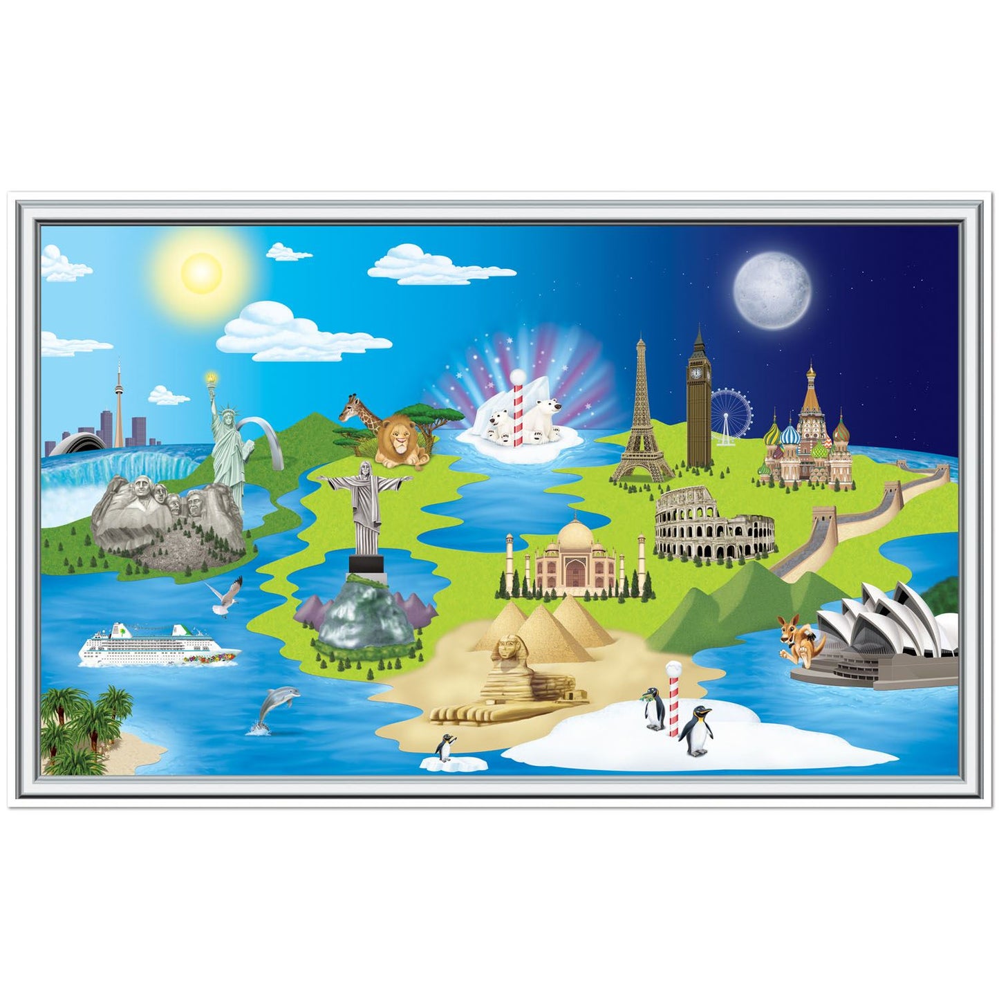 Beistle Window To The World Insta-View - International | Party Supply