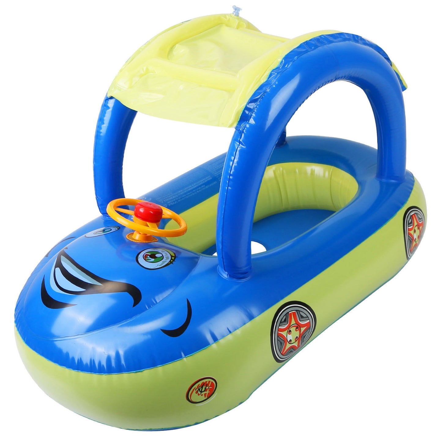 Baby Inflatable Pool Float Car Shaped Toddler Swimming Float Boat Pool Toy