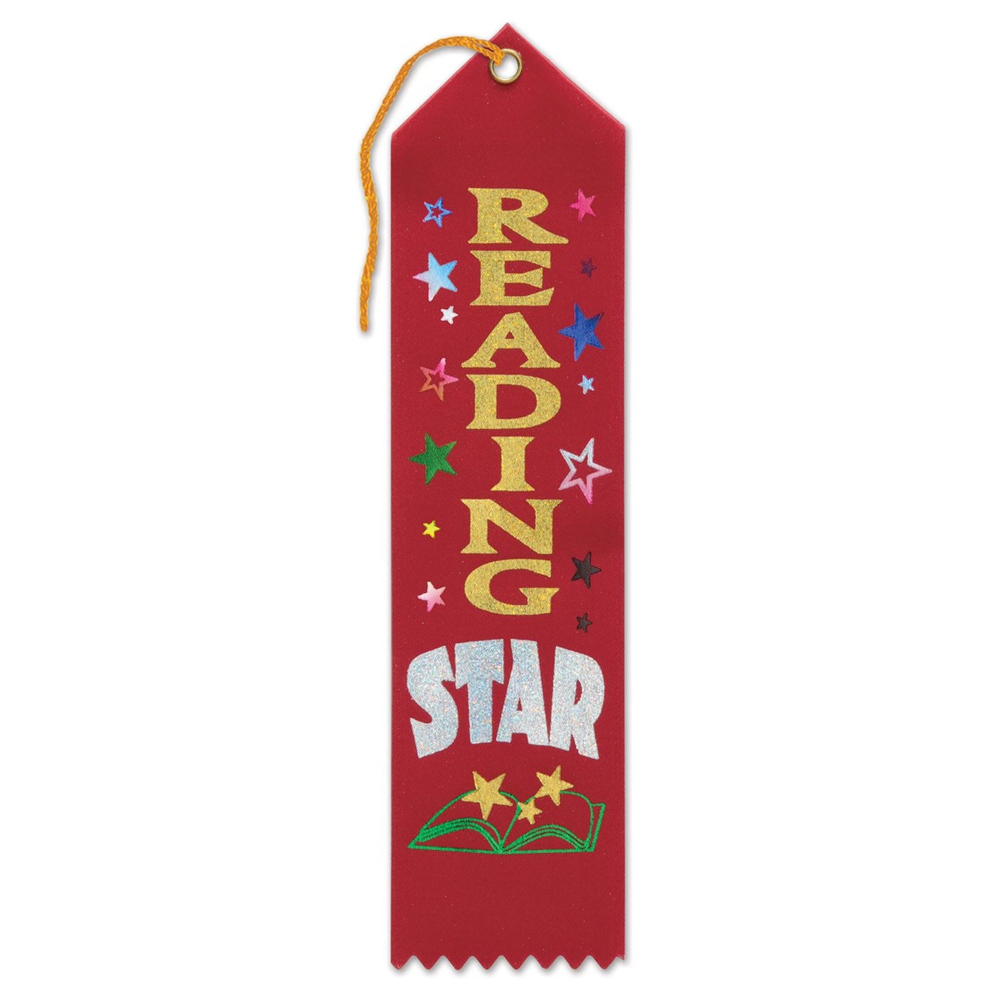 Beistle Reading Star Ribbon - Educational | Party Supply | Decoration | Favor