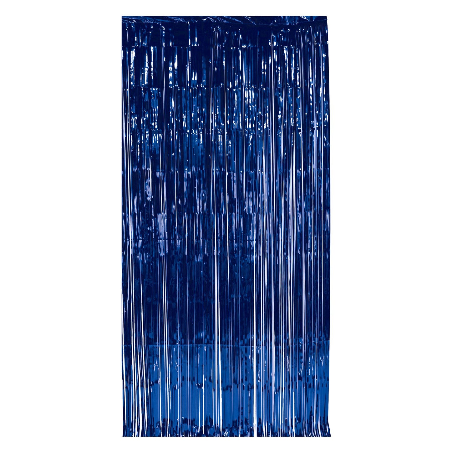 Beistle Blue 1-Ply Gleam N Curtain - General Occasion | Party Supply