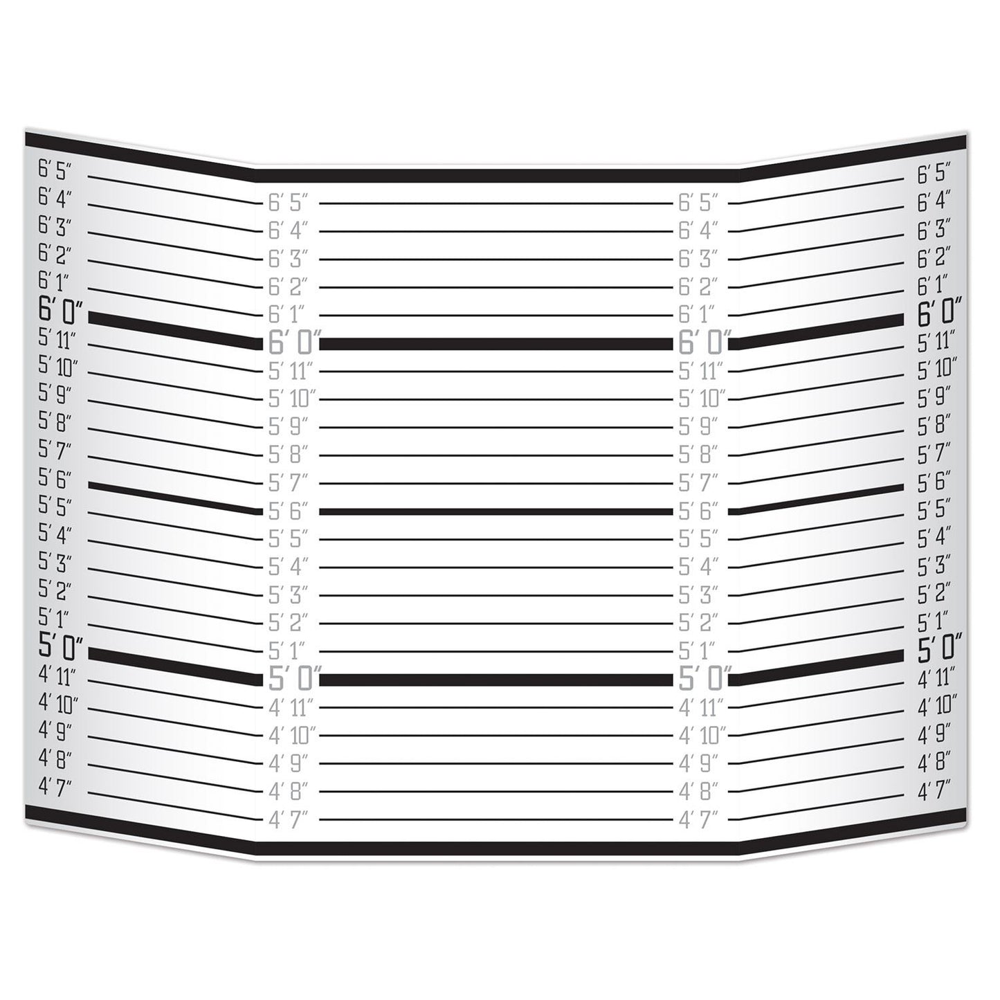 Beistle Mug Shot Lineup Photo Prop - Crime Scene | Party Supply | Decoration