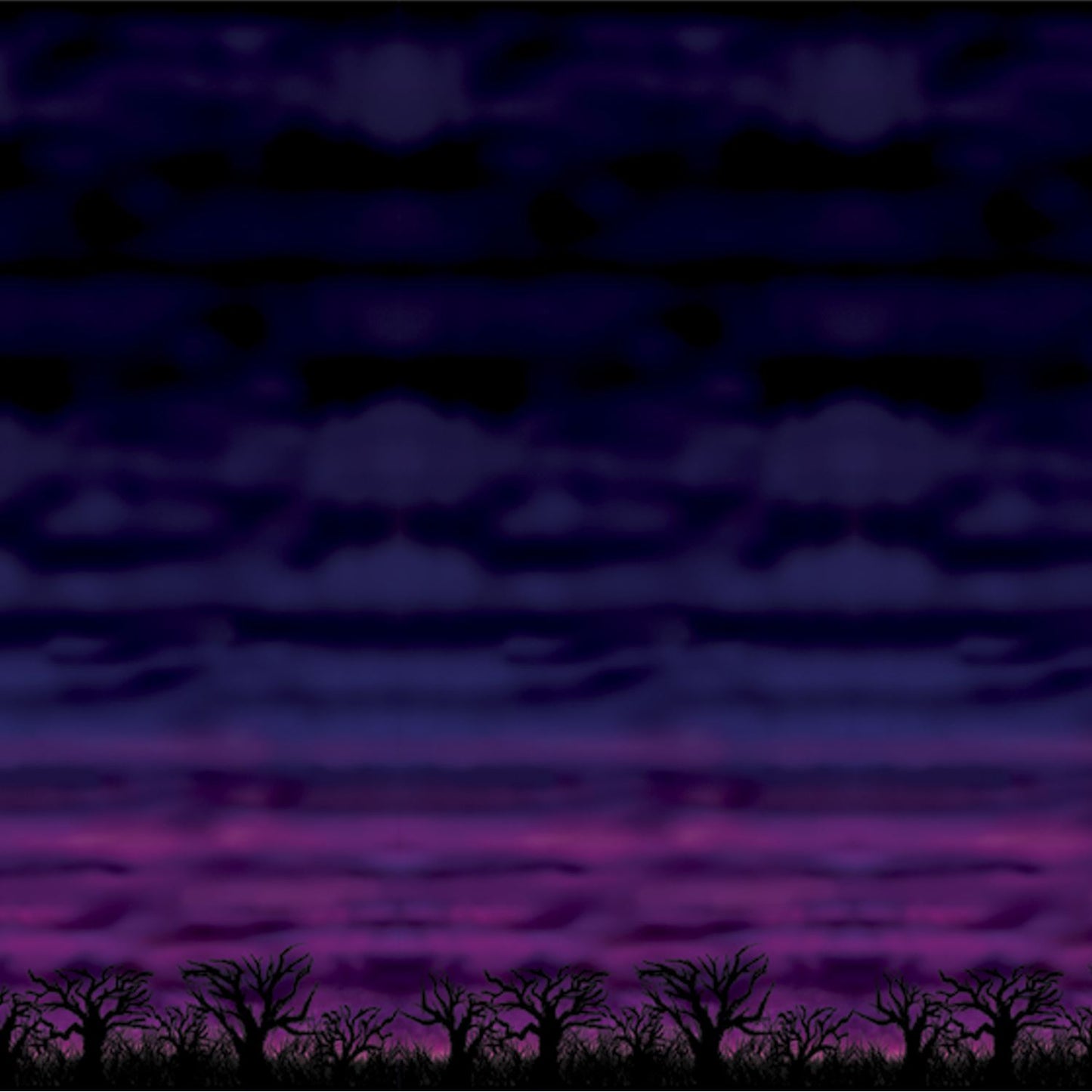 Beistle Spooky Sky Backdrop - Halloween | Party Supply | Decoration