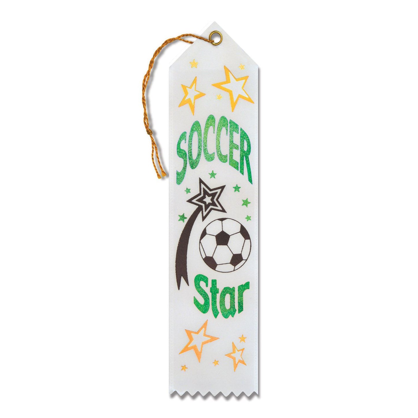 Beistle Soccer Star Ribbon - Sports | Party Supply | Decoration | Favor