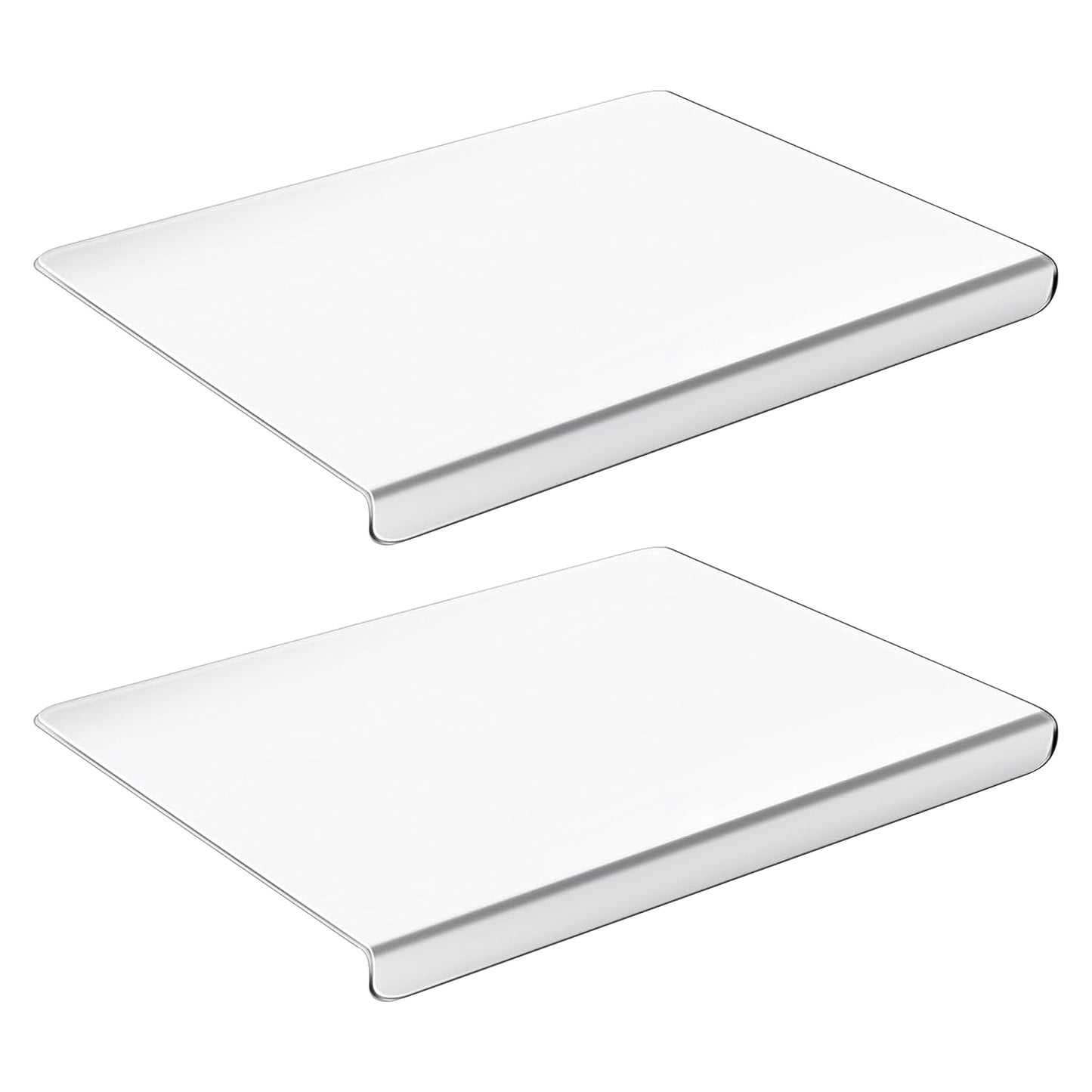 Clear Acrylic Kitchen Cutting Board with Counter Lip 17.71x15.74IN Non-Slip