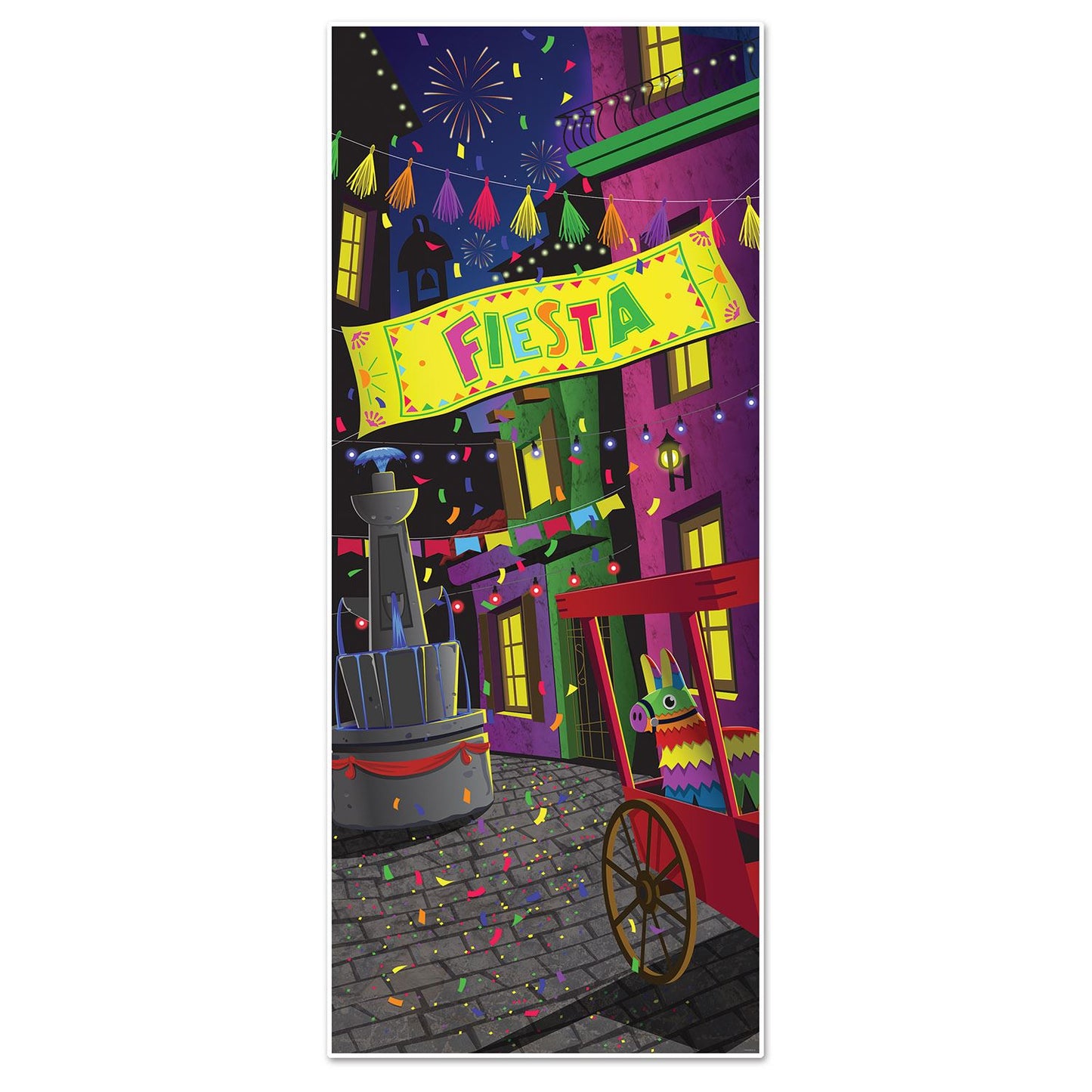 Beistle Fiesta Door Cover - Fiesta/Cinco de Mayo | Party Supply | Decoration