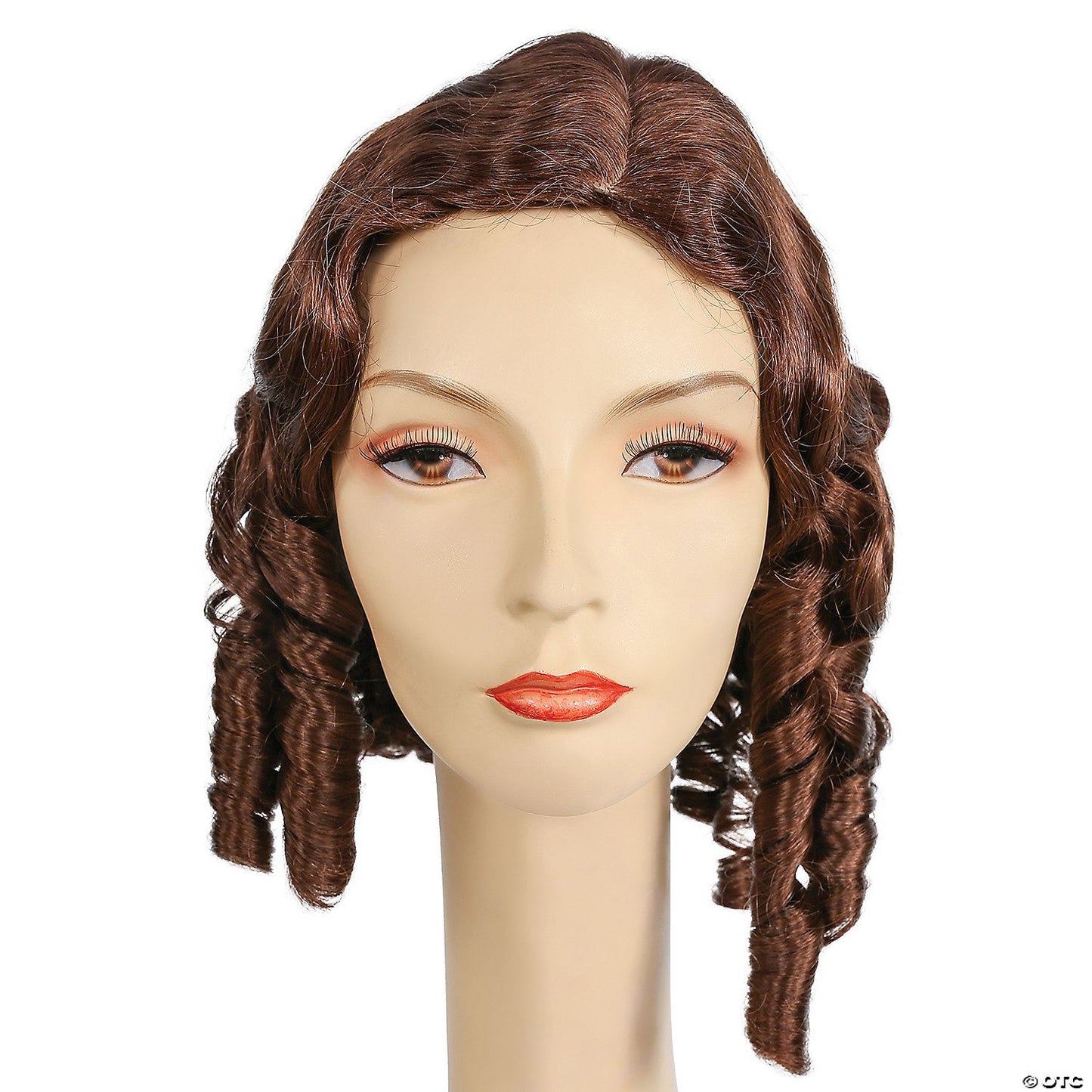 Womens 1840 Wig-Brown/Red