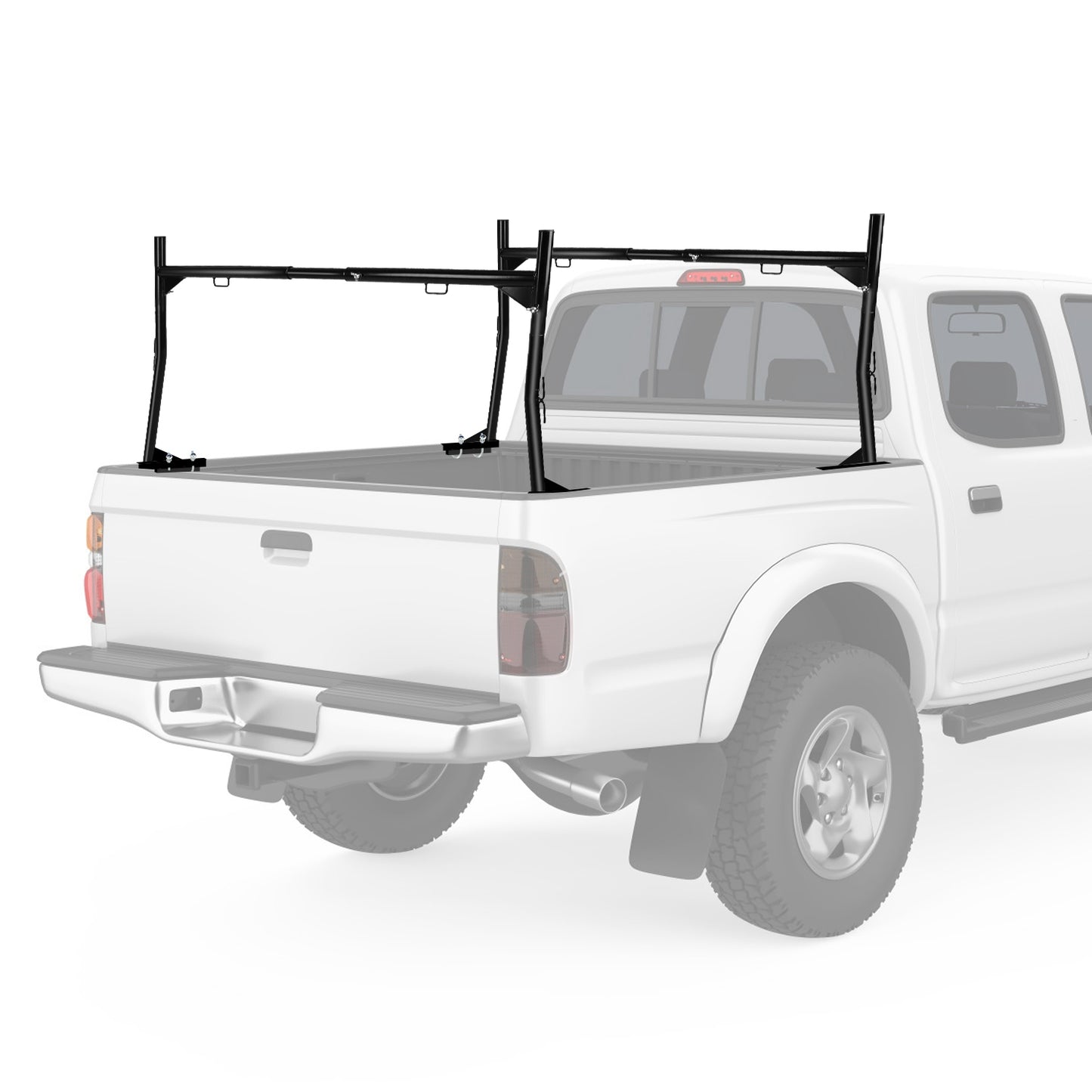 1Pair Extendable Truck Ladder Rack Non-Drilling Pick-up Truck Bed Utility Rack