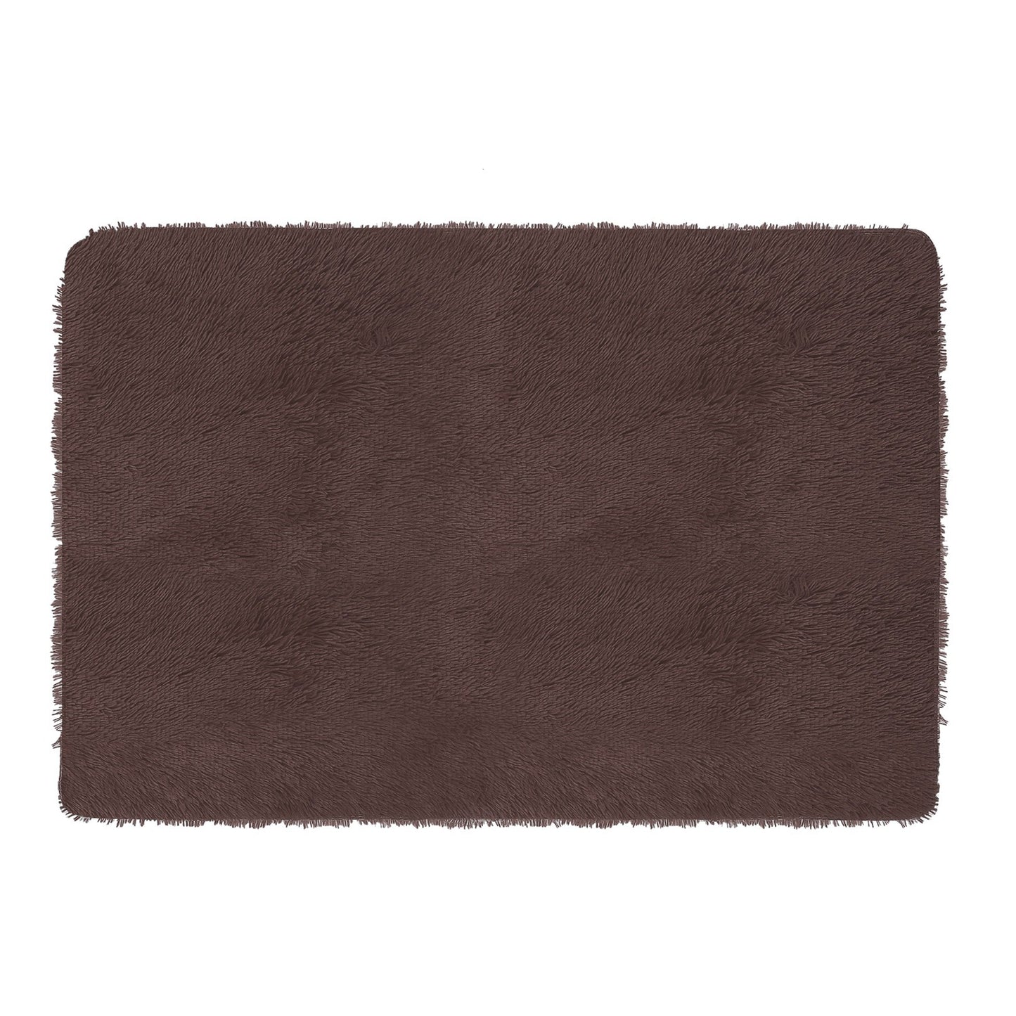 Fluffy Bedroom Rug 4’ x 2.6’ Anti-Skid Shaggy Area Rug Decorative Floor Car 3818