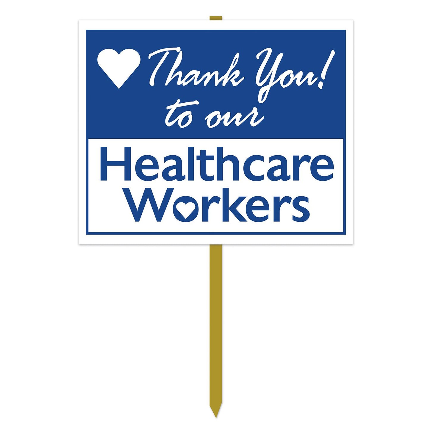 Beistle Frontline Appreciation Yard Sign - Patriotic | Party Supply