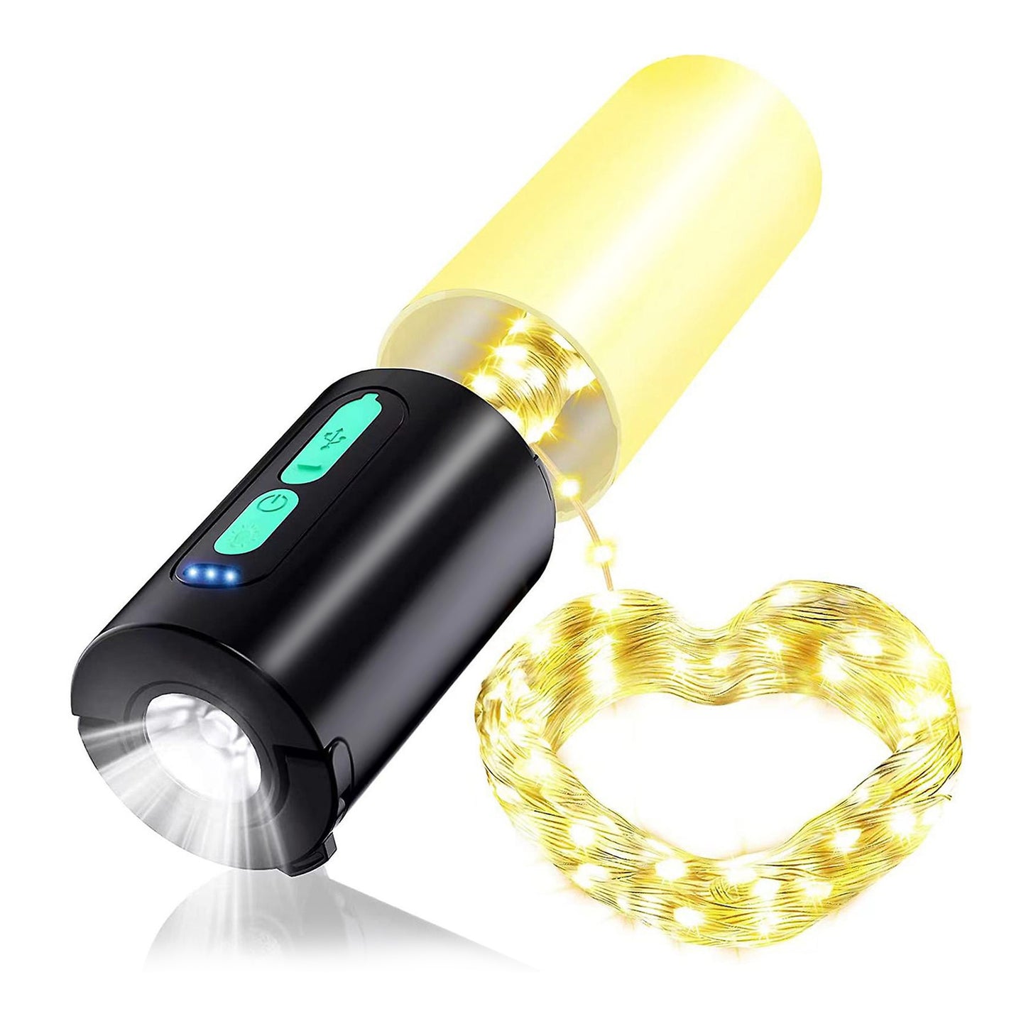 4 In 1 Rechargeable Camping String Light IP44 Waterproof Camping Lantern with