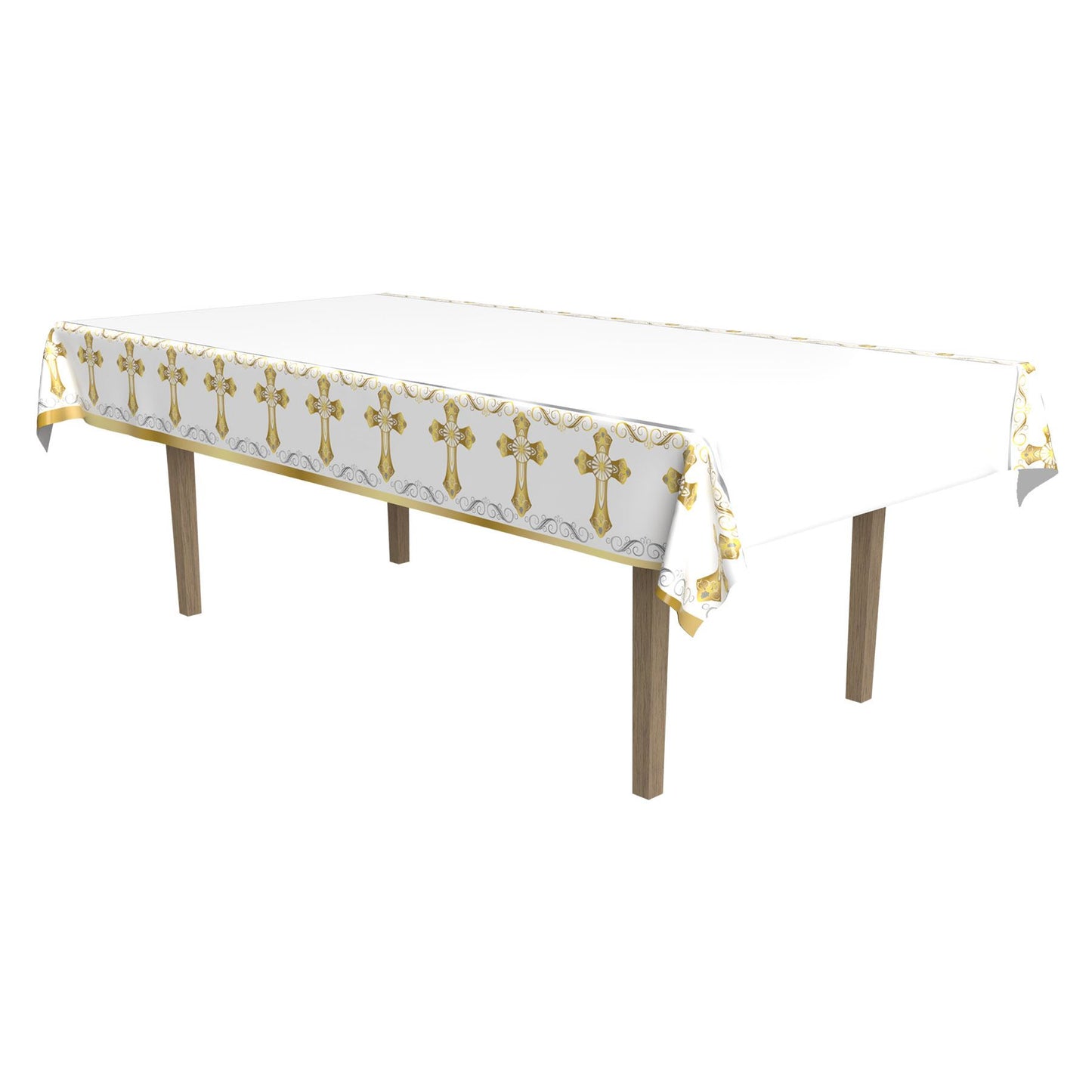 Beistle Religious Tablecover | Party Supply | Decoration