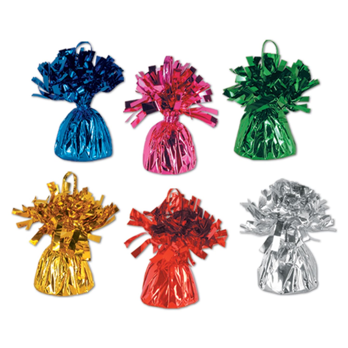 Beistle Assorted Metallic Wrapped Balloon Weight - General Occasion | Party