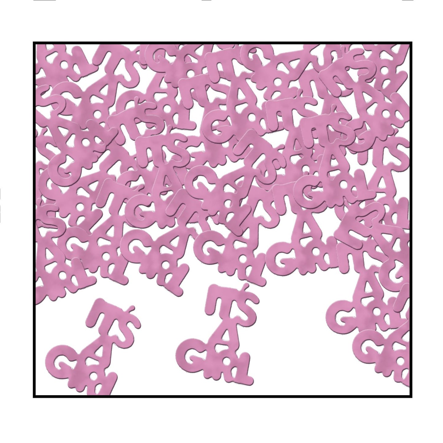 Beistle It's A Girl Fanci-Fetti - Baby Shower | Party Supply | Decoration