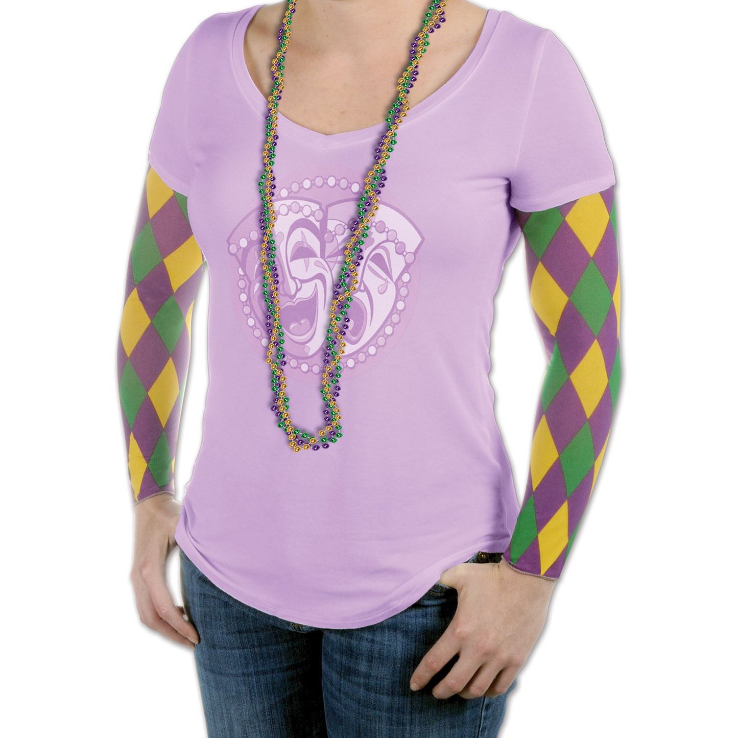 Beistle Harlequin Party Sleeves - Mardi Gras | Party Supply | Decoration