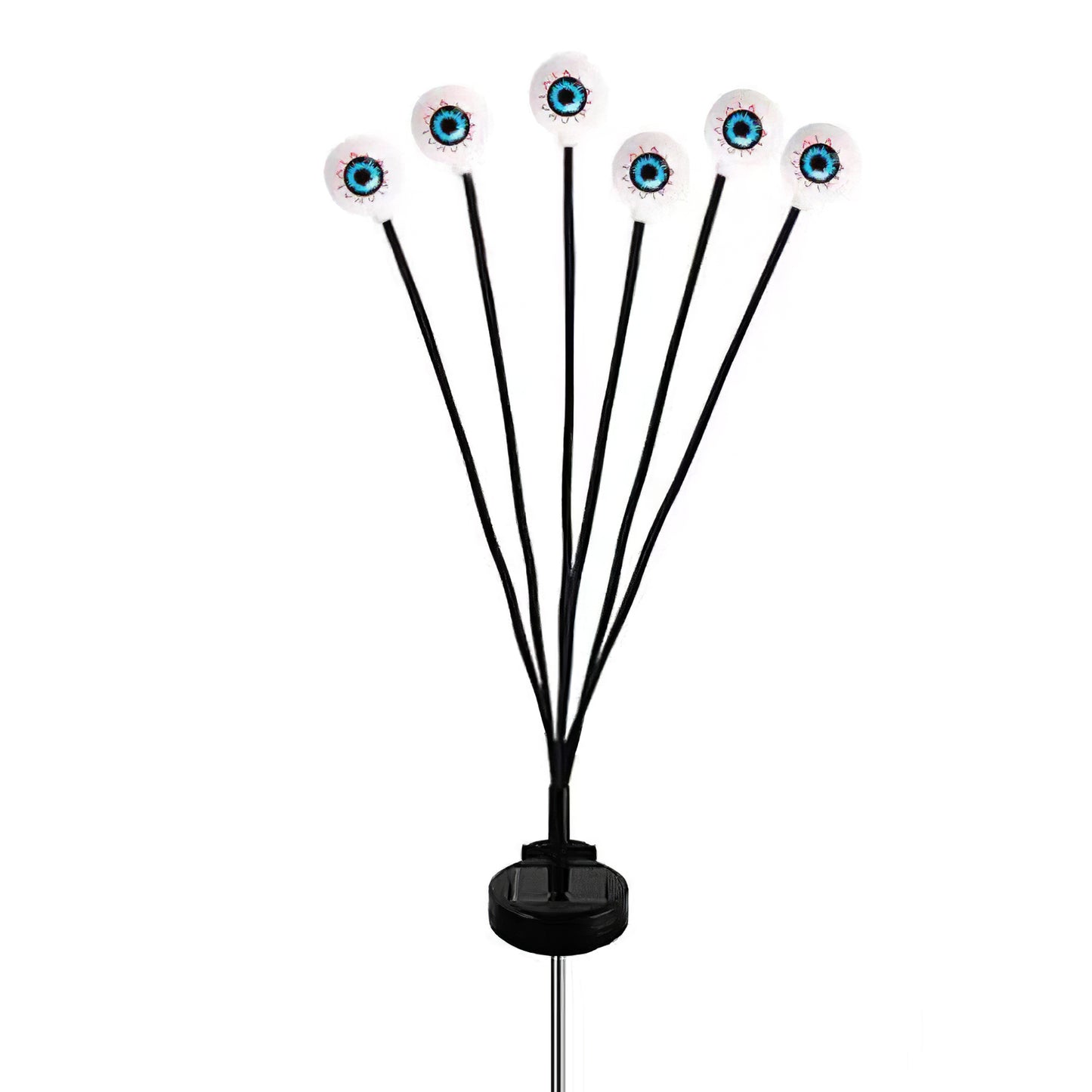 2Packs Solar Scary Eyeballs Lights Outdoor Halloween Decoration Swaying Light