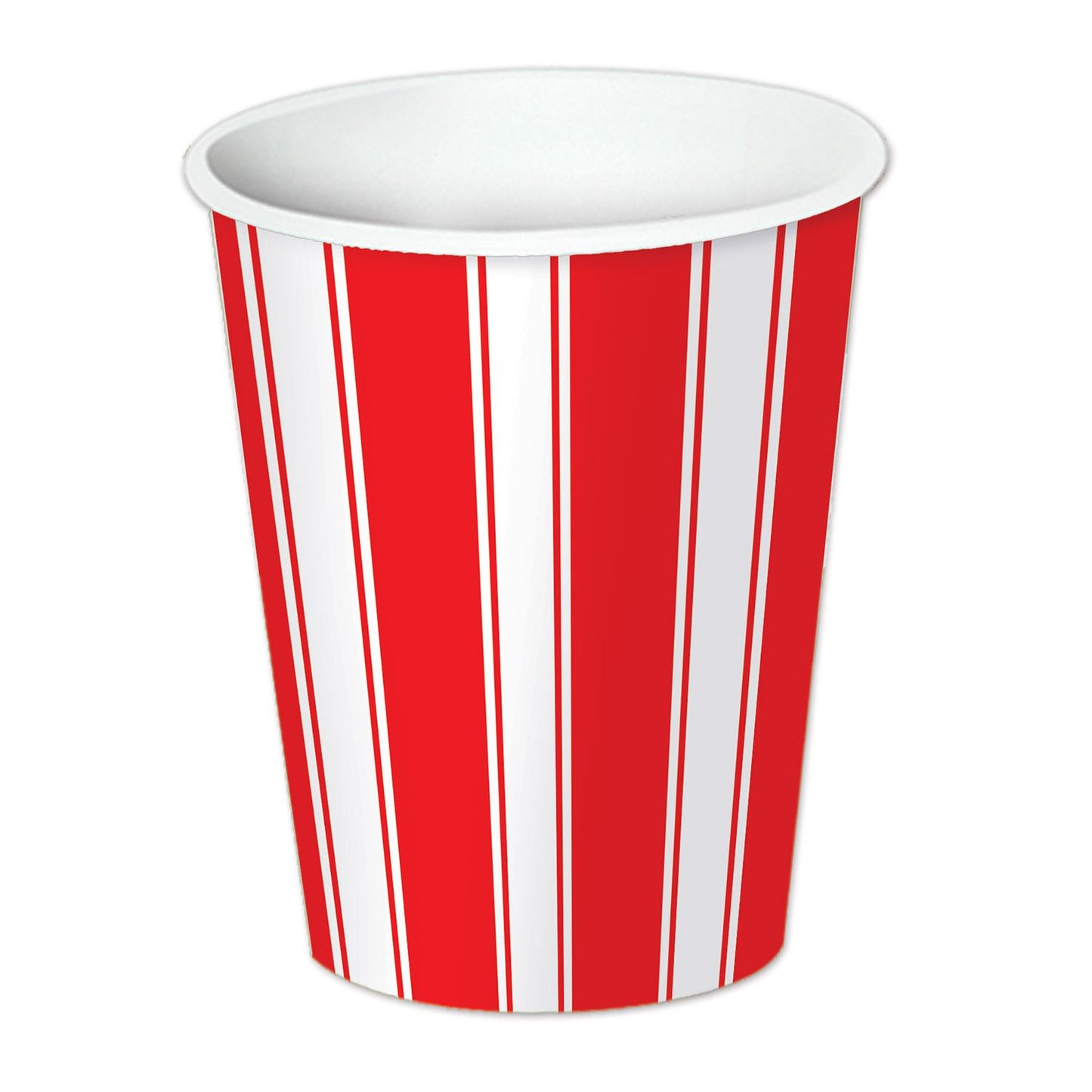 Beistle Red & White Stripes Beverage Cups - Circus | Party Supply | Decoration