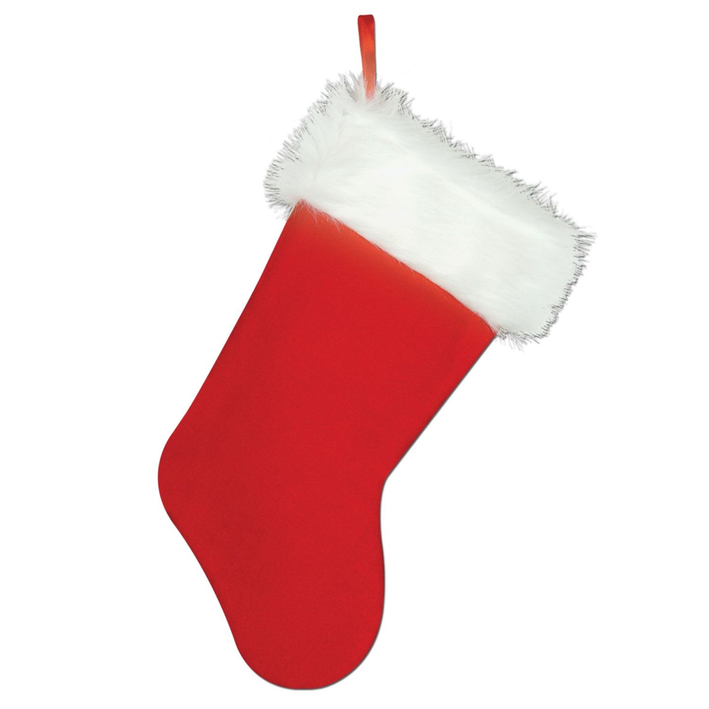 Beistle Plush Christmas Stocking - Christmas/Winter | Party Supply