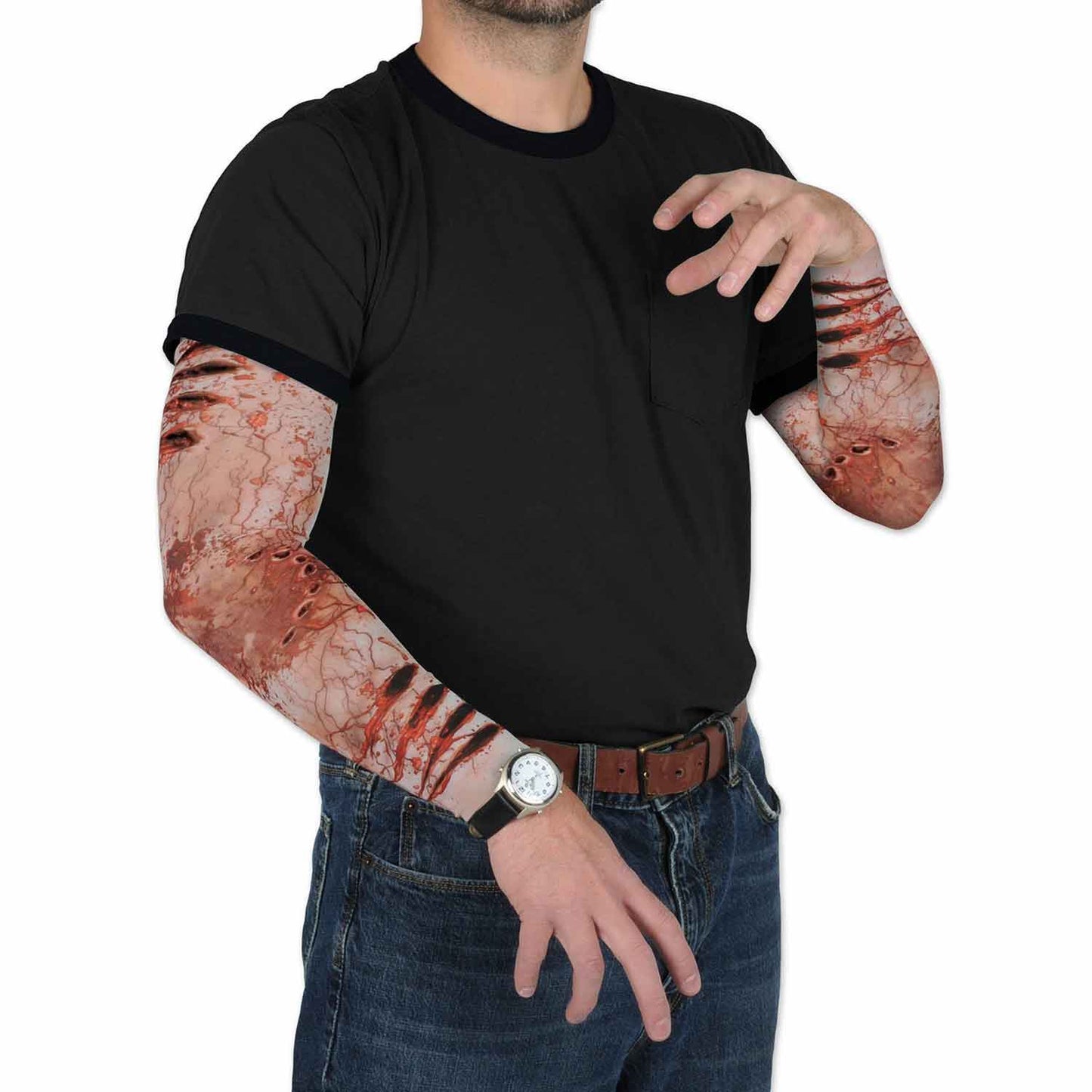 Beistle Zombie Bite Party Sleeves - Halloween | Party Supply | Decoration