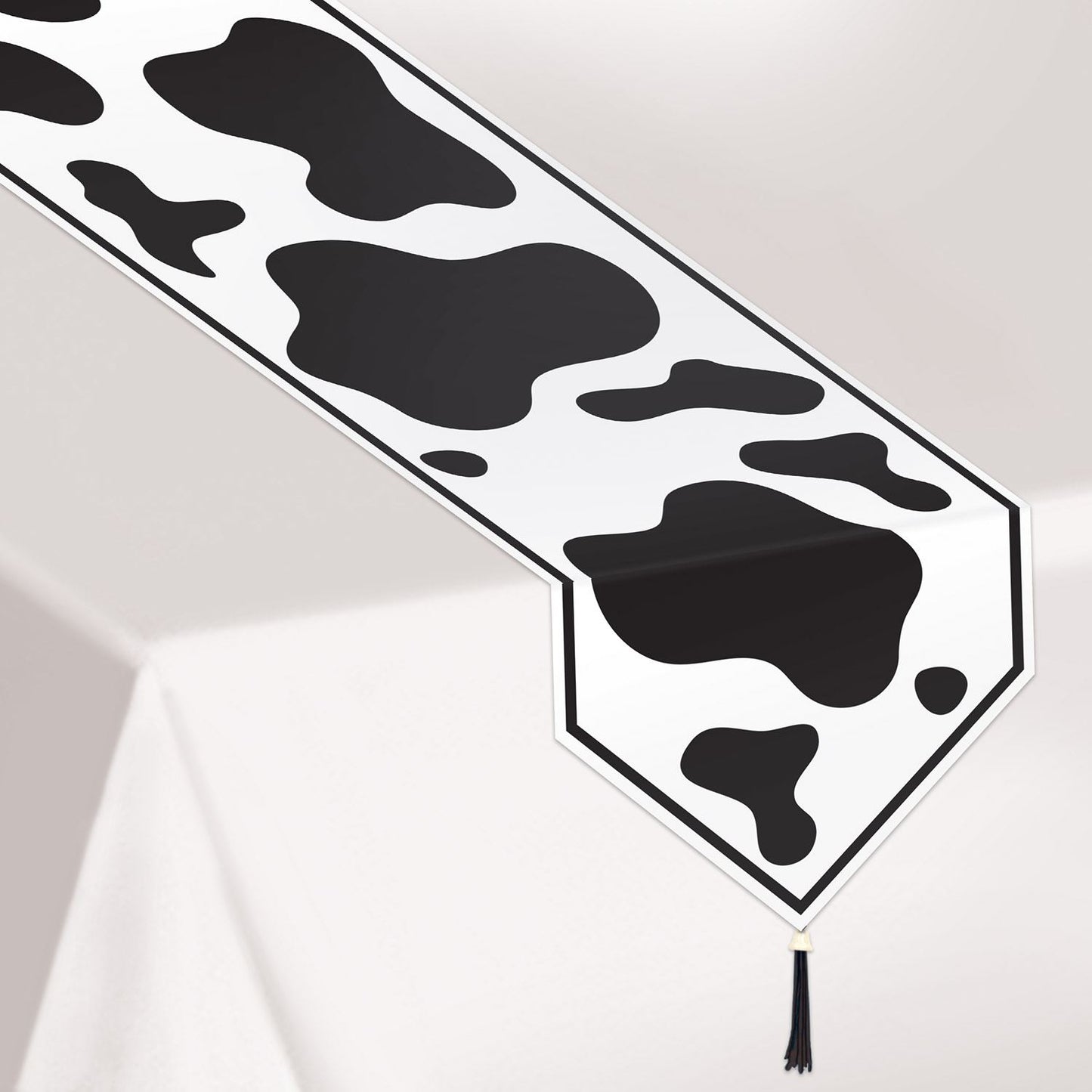 Beistle Printed Cow Print Table Runner - Farm | Party Supply | Decoration