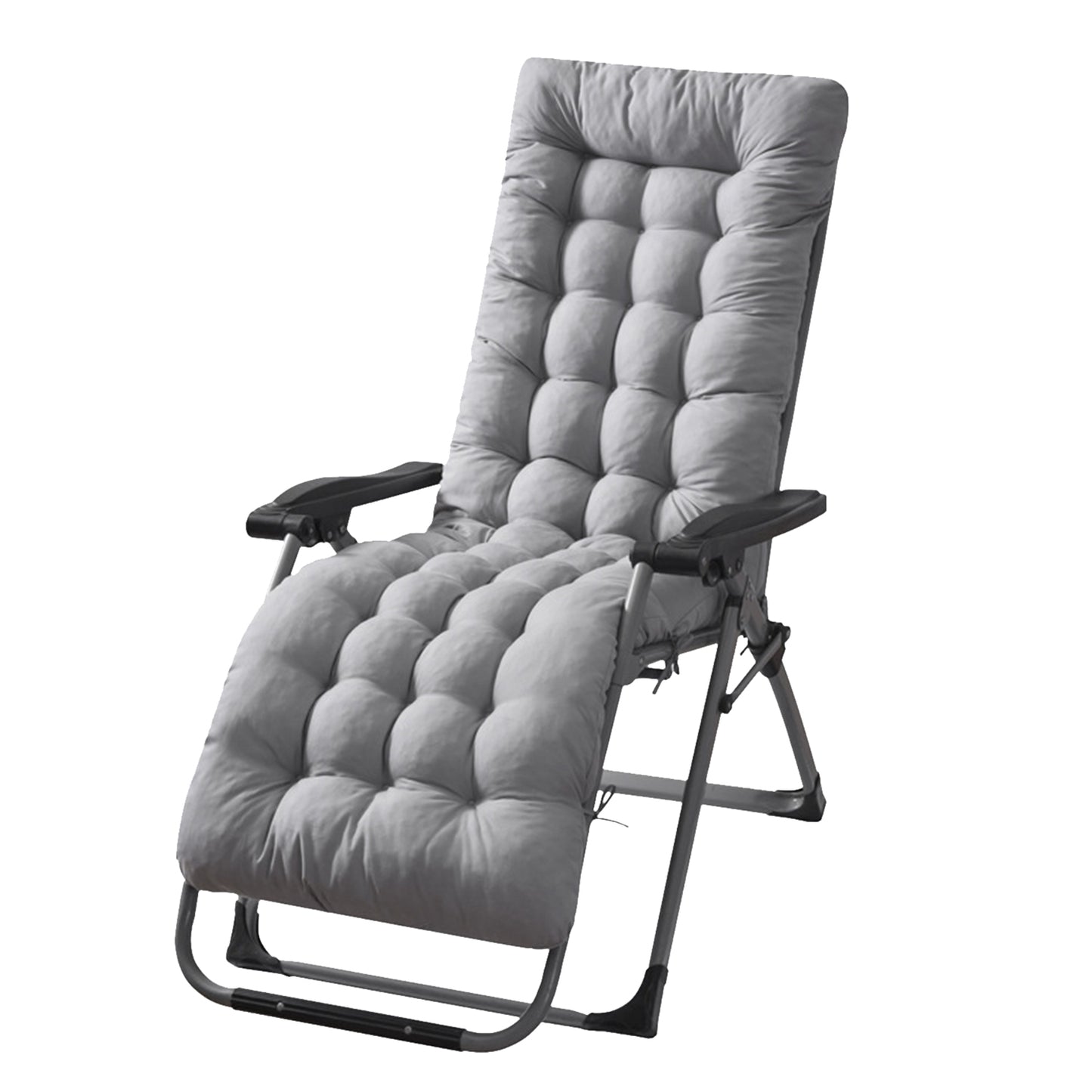 67x22in Chaise Lounger Cushion Recliner Rocking Chair Sofa Mat Deck Chair 6277
